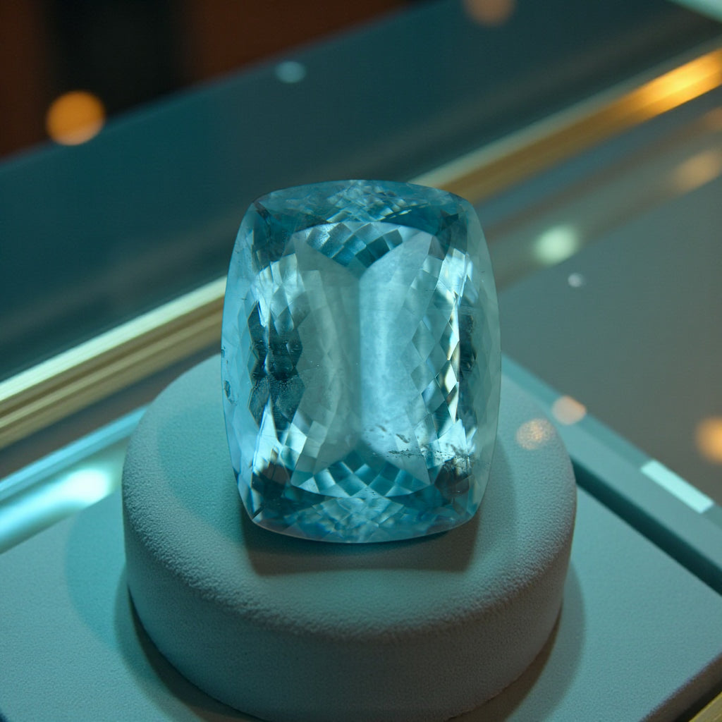 108.57 CT NATURAL AQUAMARINE WITH OCEAN WATER BLUE COLOR