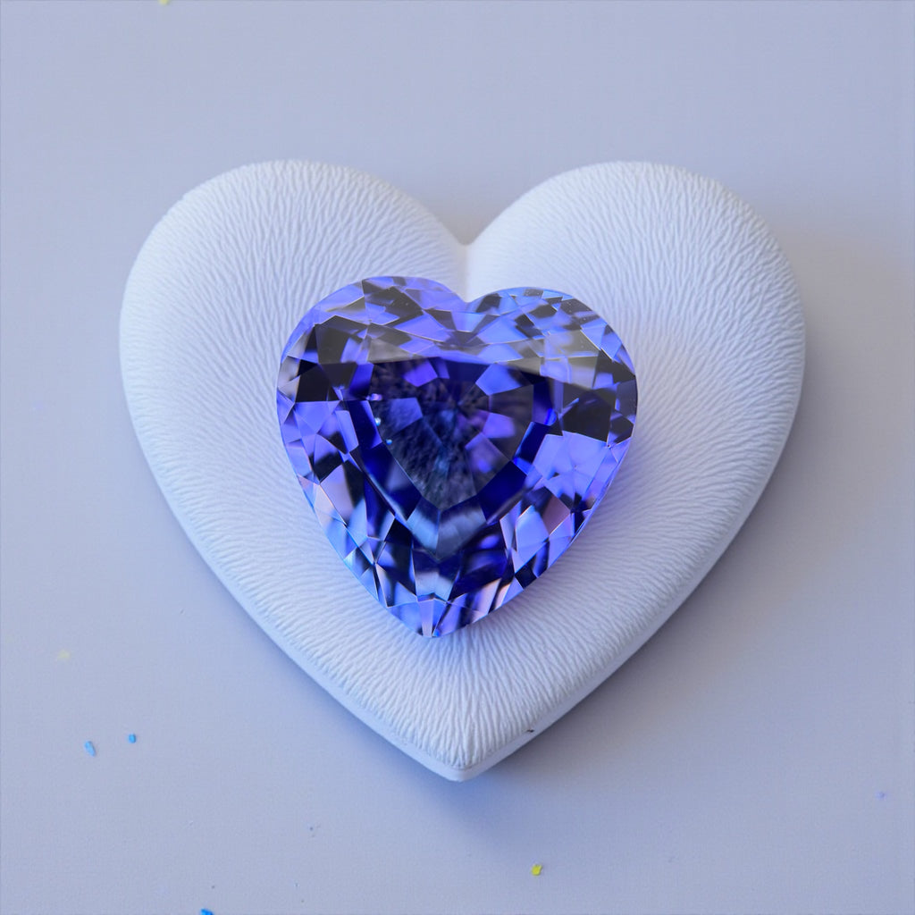 14.95 CT NATURAL NO HEAT TANZANITE WITH INTENSE PURPLE COLOR