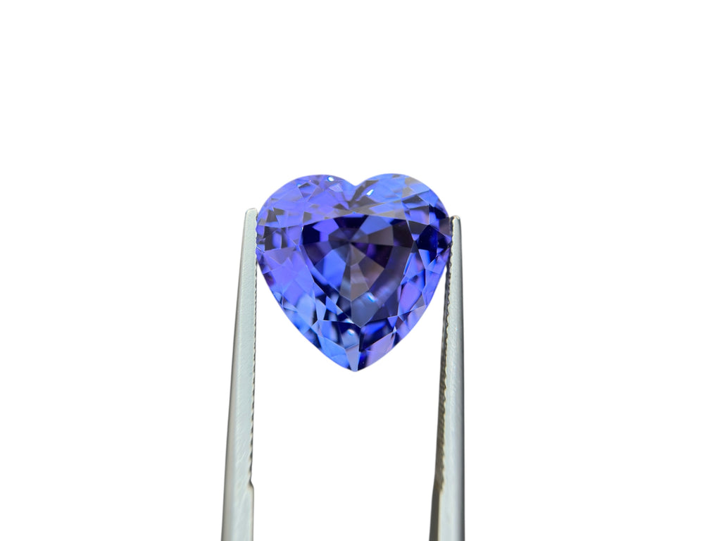 14.95 CT NATURAL NO HEAT TANZANITE WITH INTENSE PURPLE COLOR