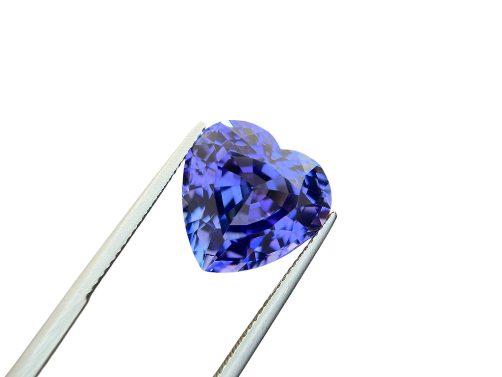 14.95 CT NATURAL NO HEAT TANZANITE WITH INTENSE PURPLE COLOR