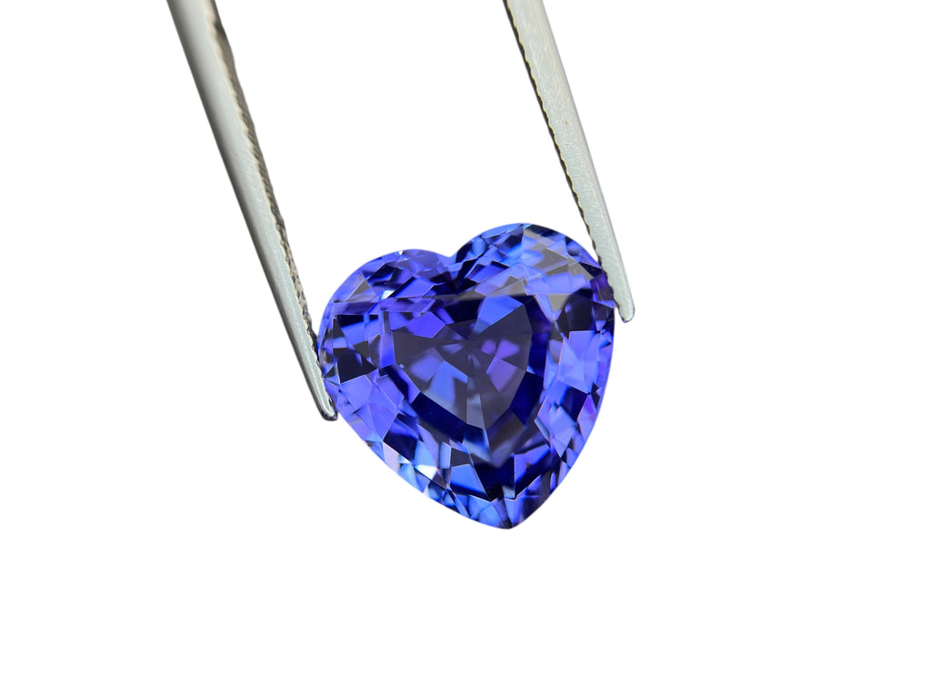 14.95 CT NATURAL NO HEAT TANZANITE WITH INTENSE PURPLE COLOR