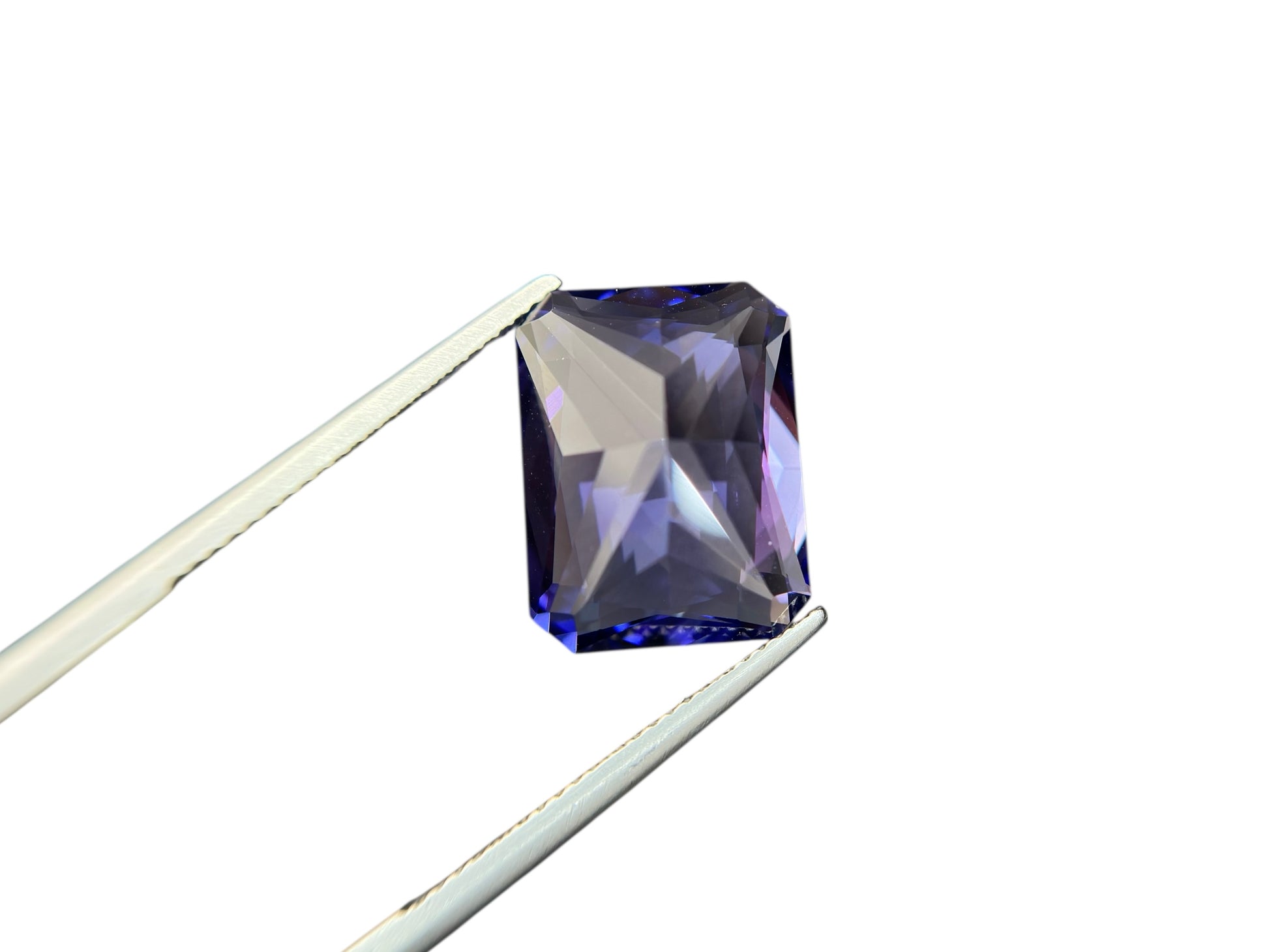 11.33 CT NATURAL NO HEAT TANZANITE WITH INTENSE PURPLE COLOR