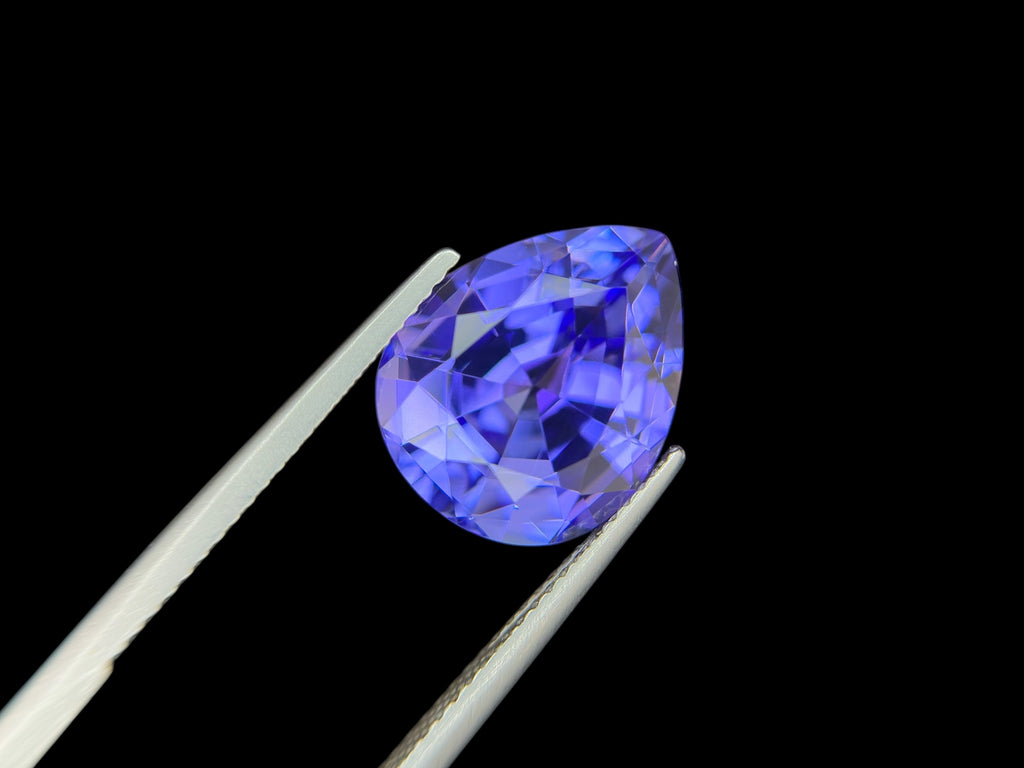 8.37 CT NATURAL NO HEAT PEAR SHAPE PURPLE TANZANITE