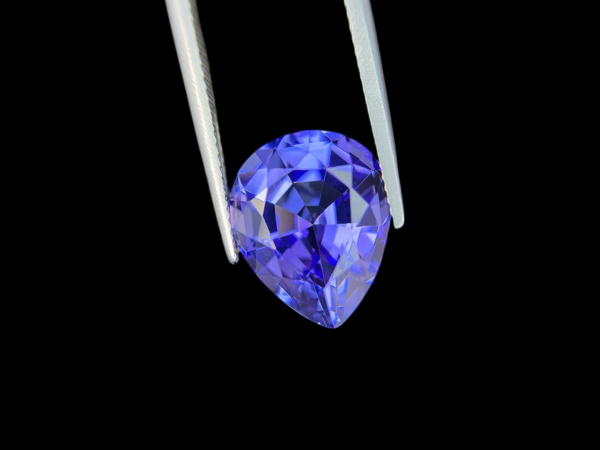 8.37 CT NATURAL NO HEAT PEAR SHAPE PURPLE TANZANITE