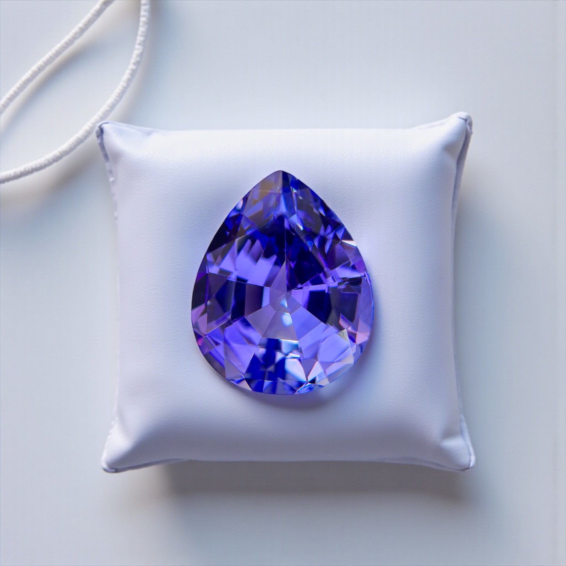 8.37 CT NATURAL NO HEAT PEAR SHAPE PURPLE TANZANITE