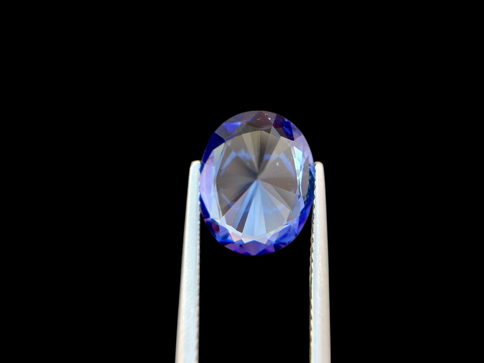 5.77 CT NATURAL NO HEAT TANZANITE WITH INTENSE PURPLE COLOR