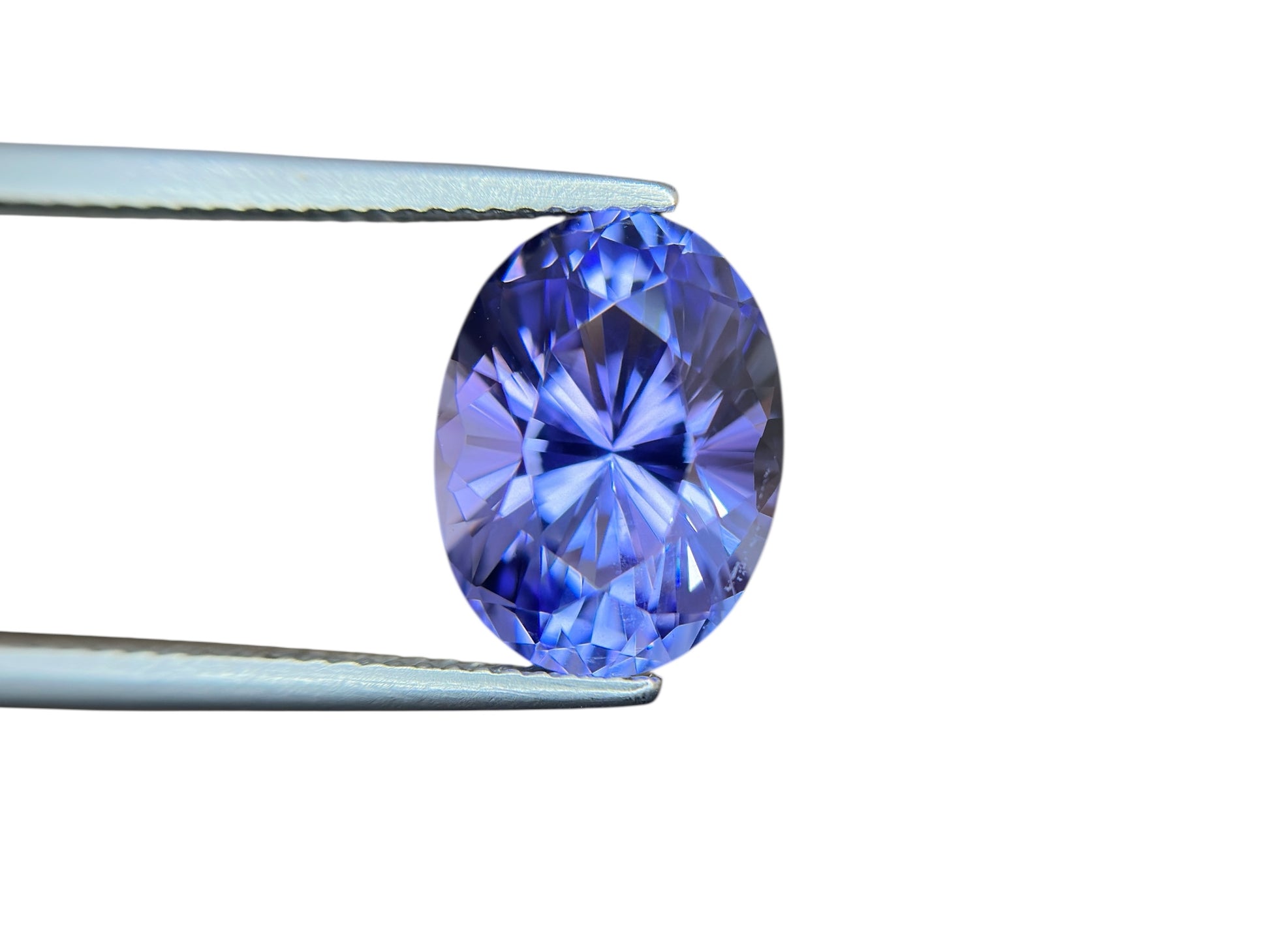 6.60 CT NATURAL NO HEAT TANZANITE WITH INTENSE PURPLE COLOR