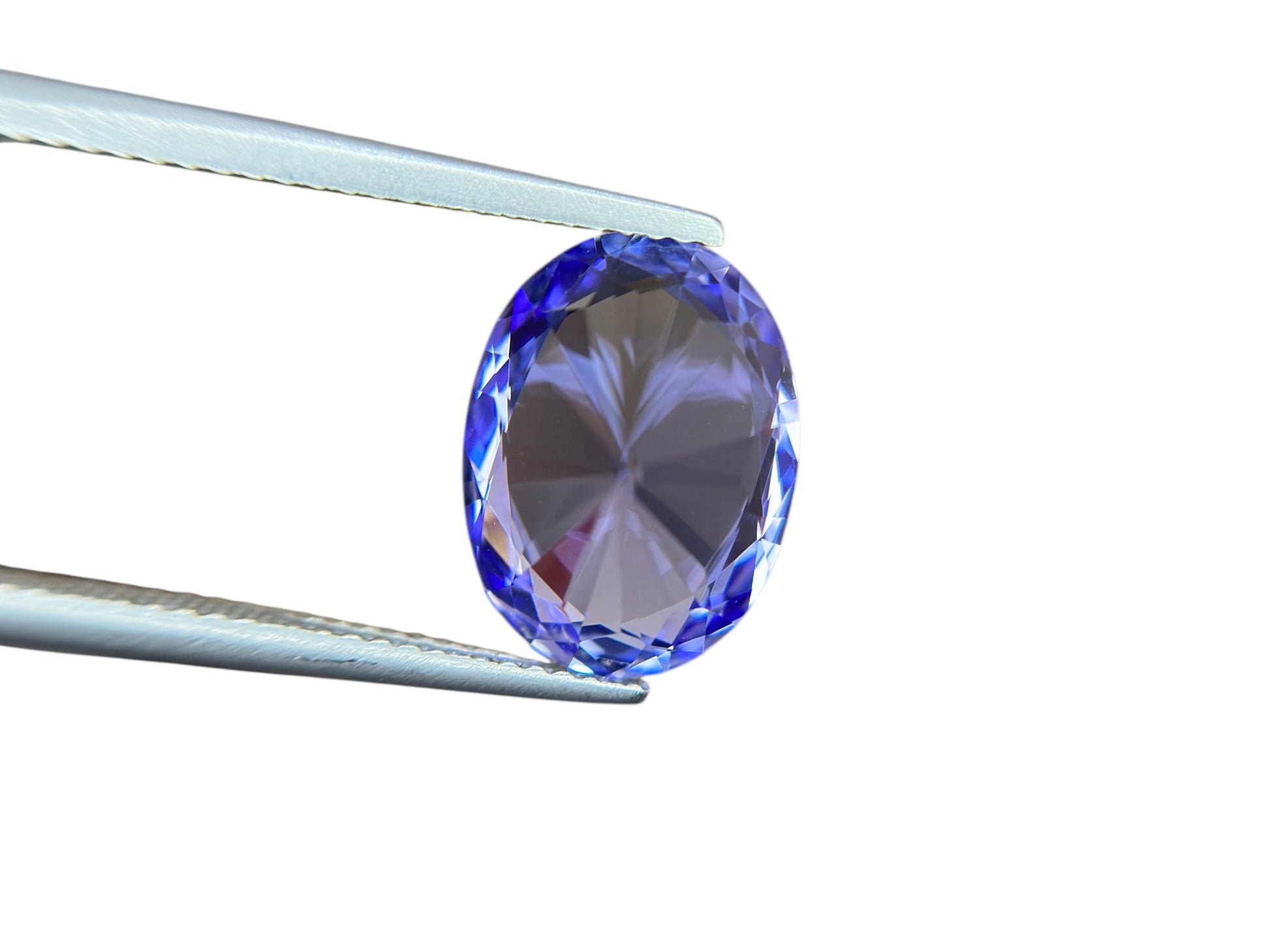 6.60 CT NATURAL NO HEAT TANZANITE WITH INTENSE PURPLE COLOR