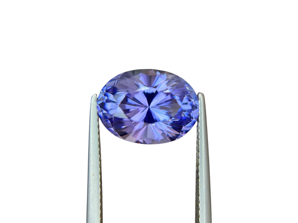 6.60 CT NATURAL NO HEAT TANZANITE WITH INTENSE PURPLE COLOR