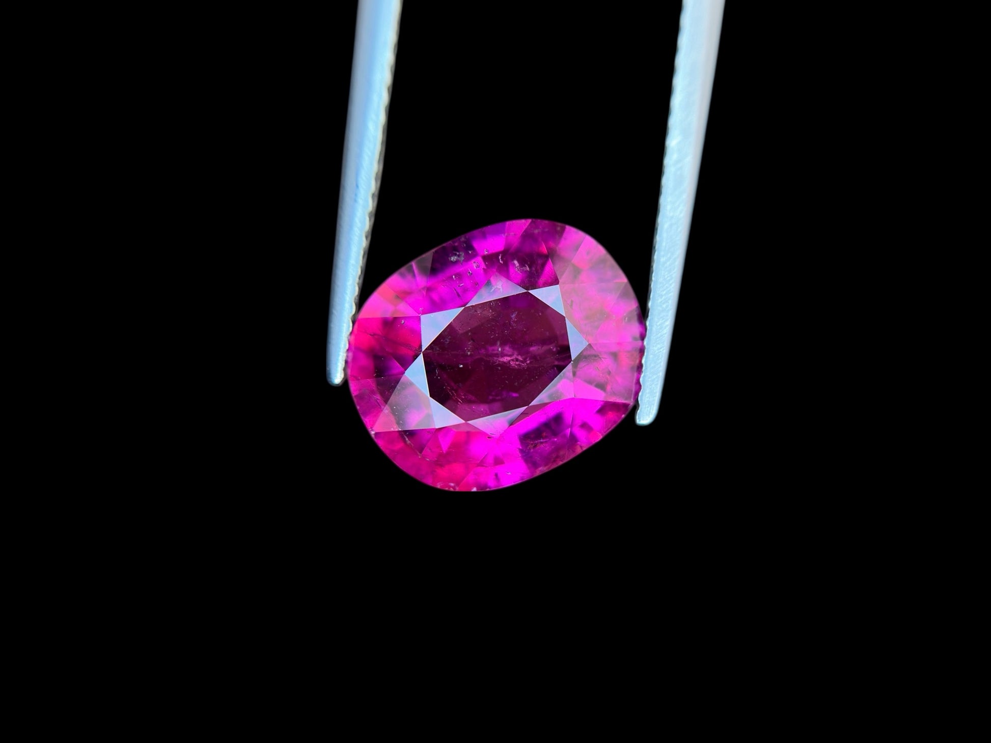7.36 CT NATURAL RUBELLITE PERFECT CUSHION CUT