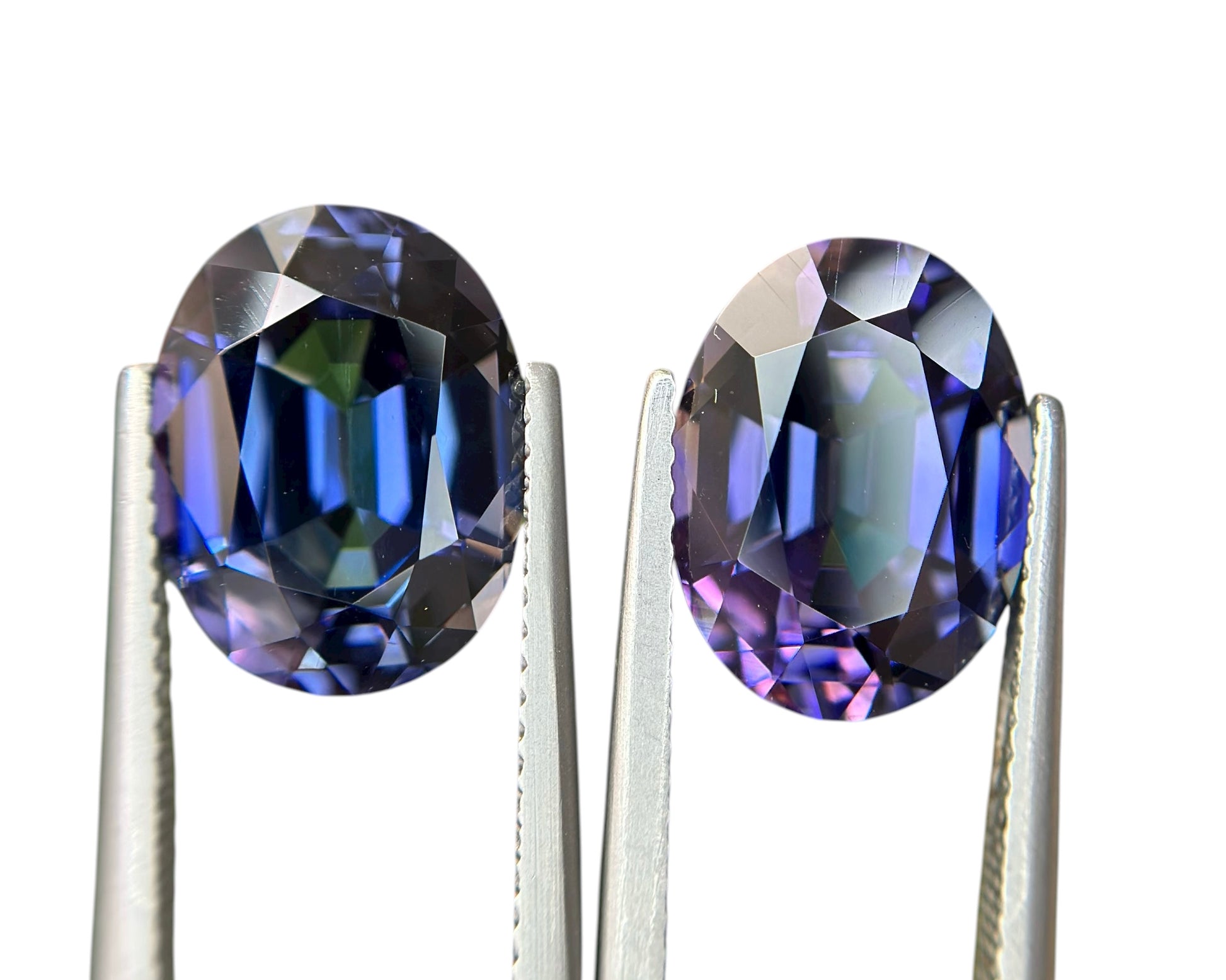 11.70 CT NATURAL TANZANITE PAIR WITH INTENSE BLUE COLOR