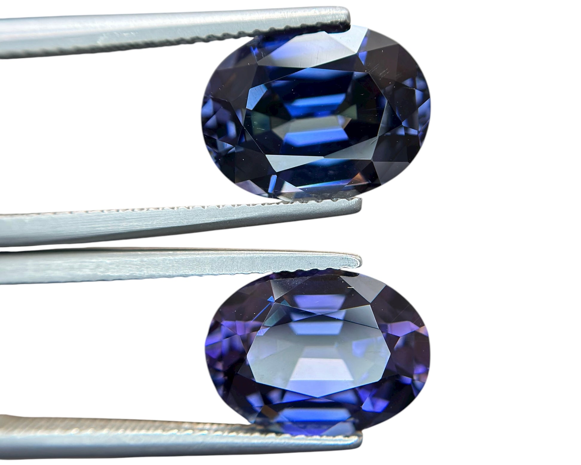 11.70 CT NATURAL TANZANITE PAIR WITH INTENSE BLUE COLOR