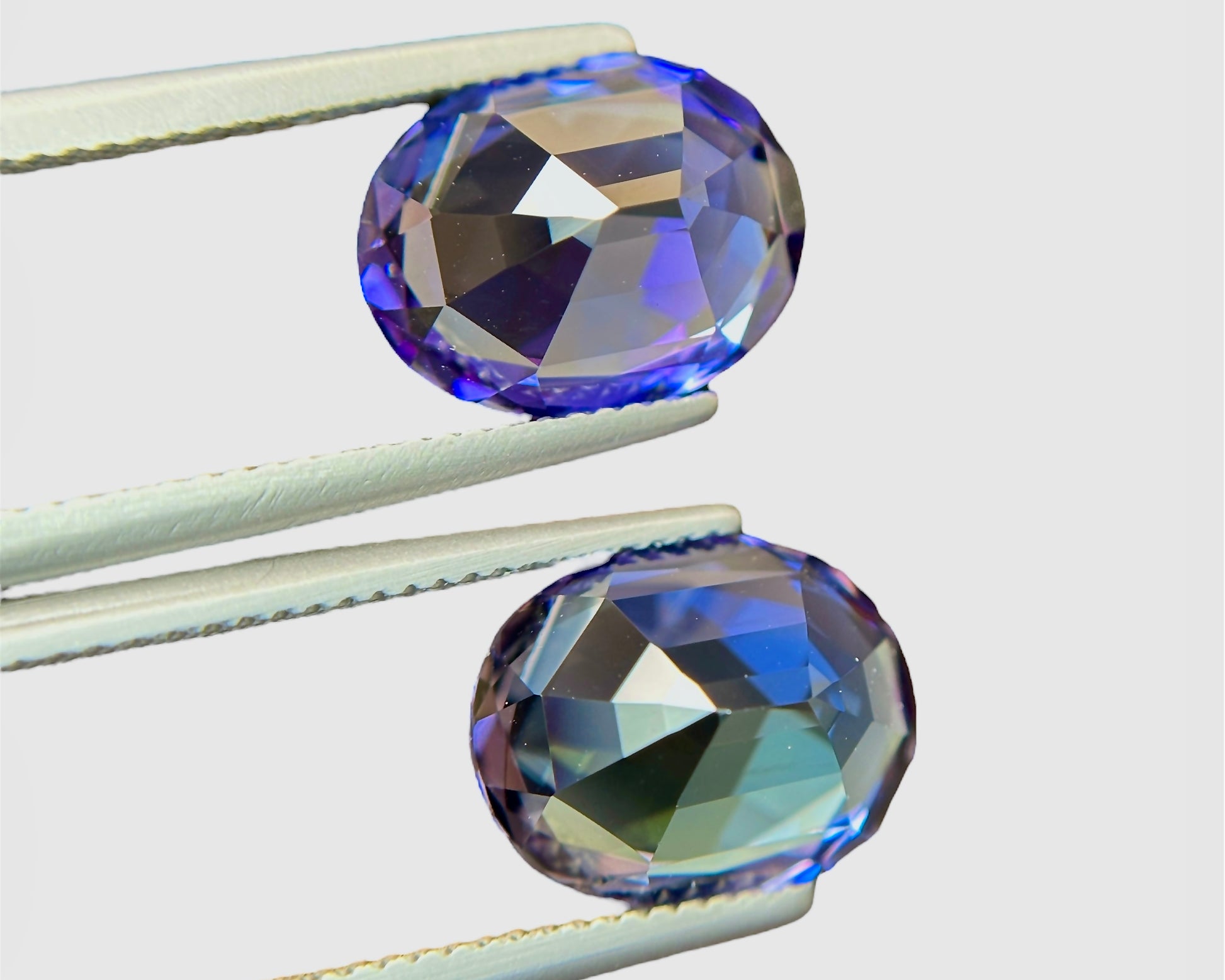 11.70 CT NATURAL TANZANITE PAIR WITH INTENSE BLUE COLOR