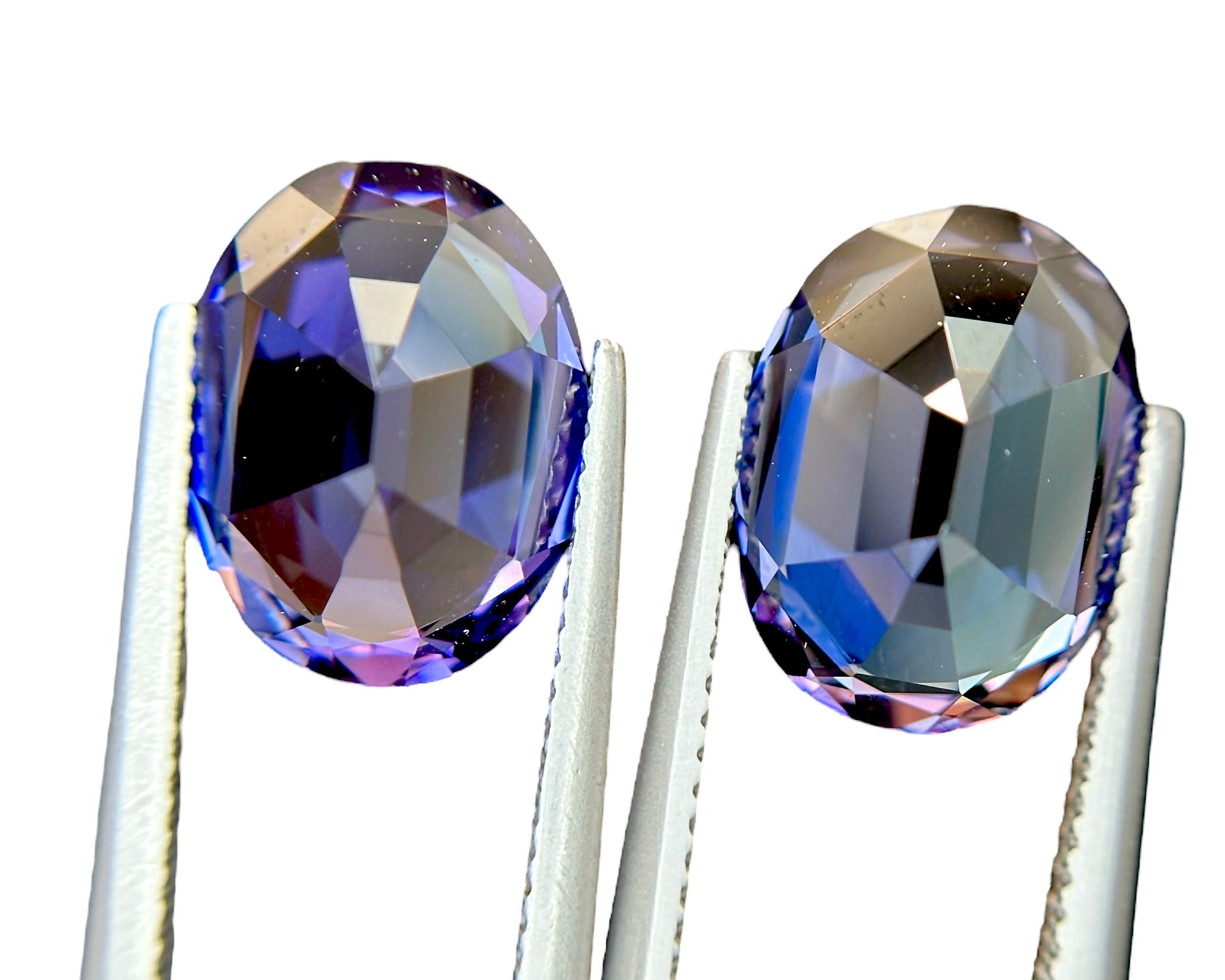11.70 CT NATURAL TANZANITE PAIR WITH INTENSE BLUE COLOR