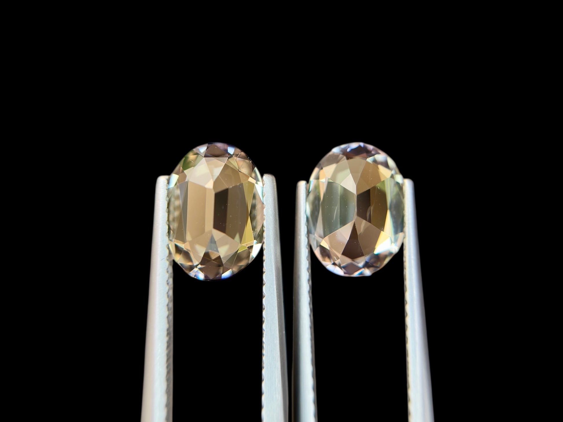 4.40 CT NO HEAT TANZANITE AMAZING PAIR WITH INTENSE YELLOW COLOR