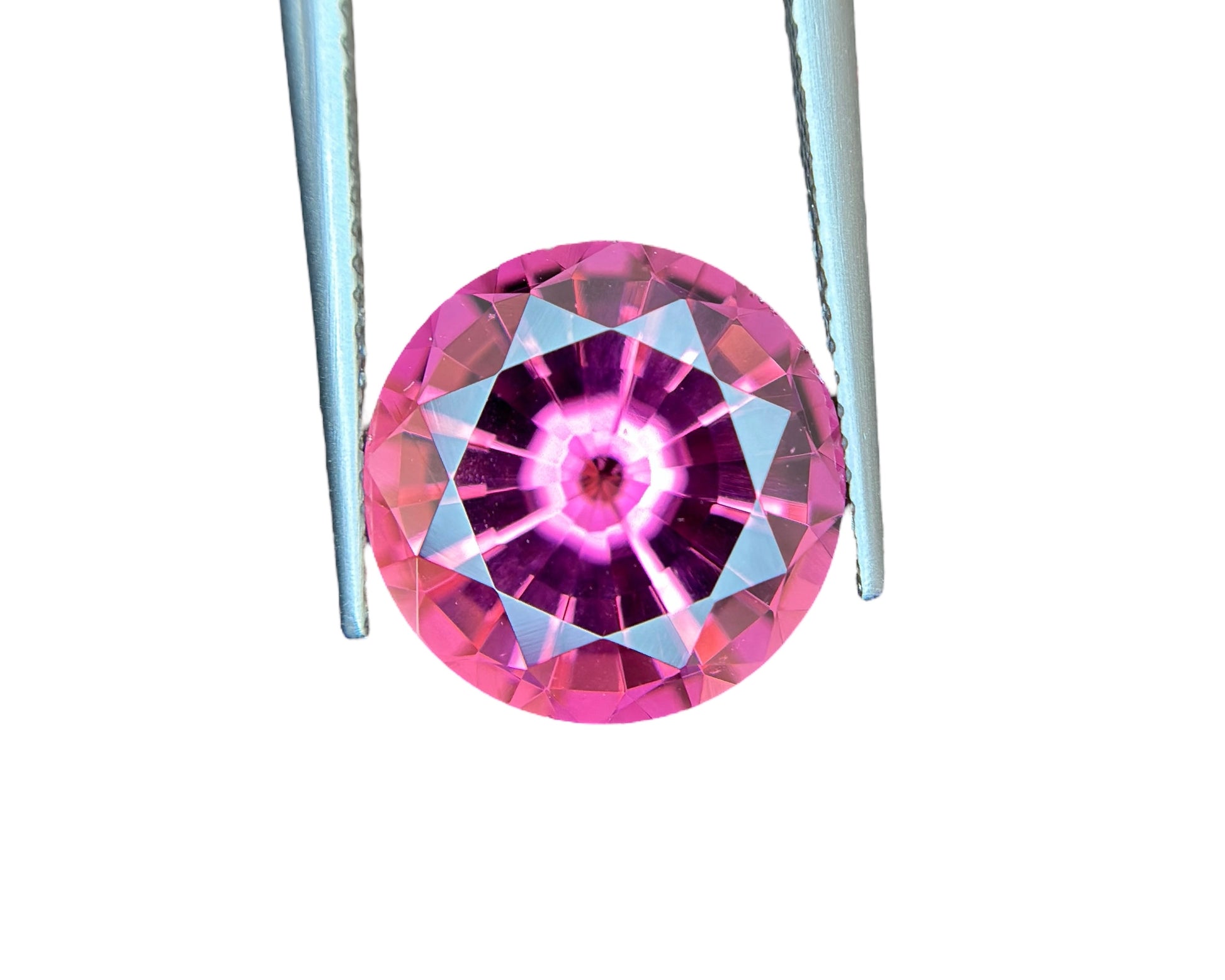 7.36 CT NATURAL RUBELITE PERFECT ROUND CUT