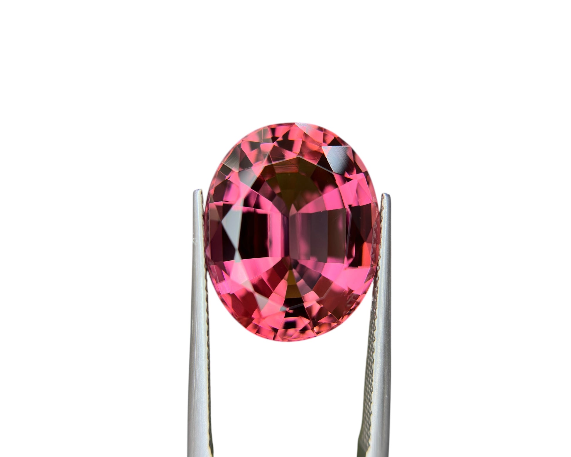 15.01 CT NATURAL RUBELITE PERFECT OVAL CUT