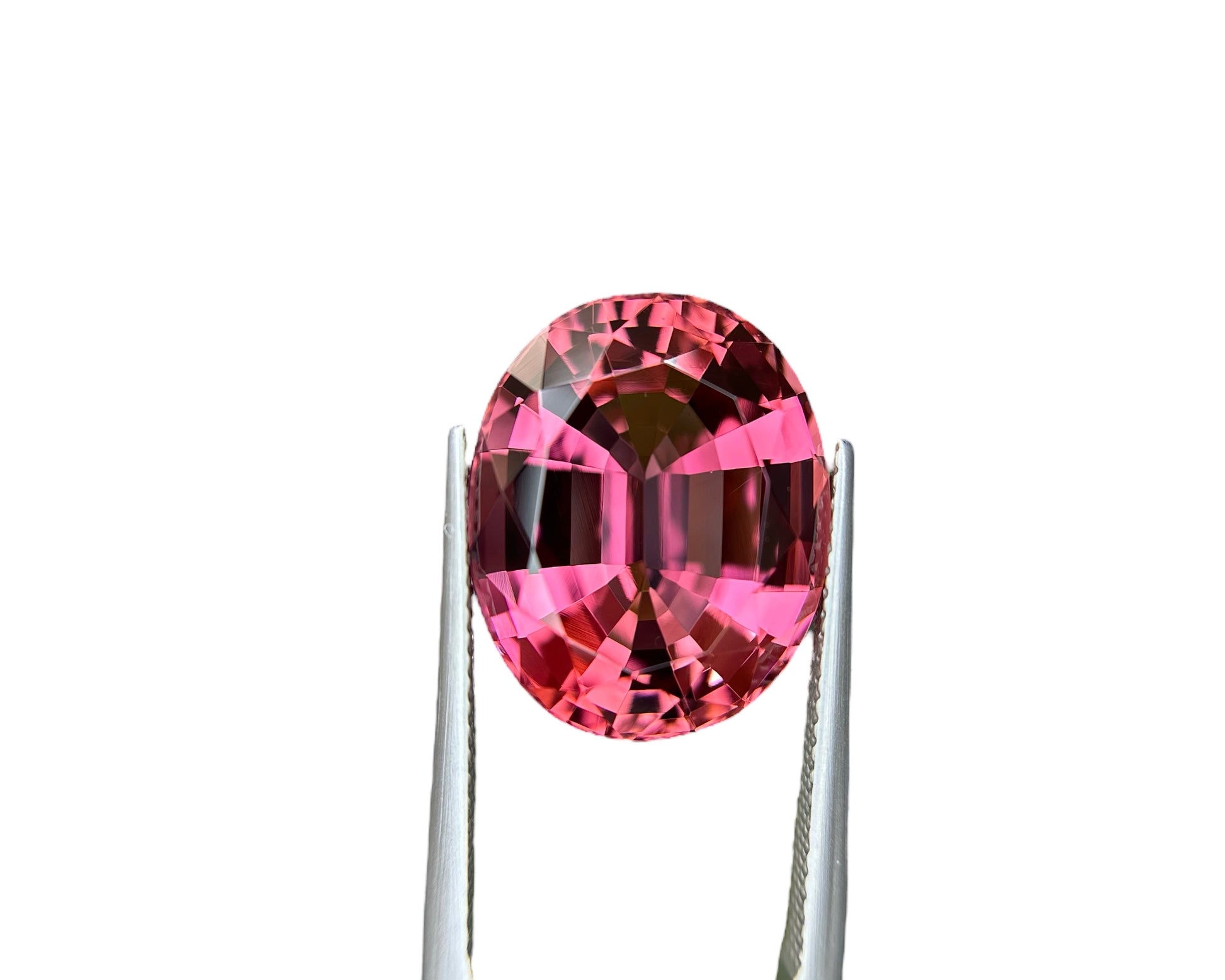 15.01 CT NATURAL RUBELITE PERFECT OVAL CUT