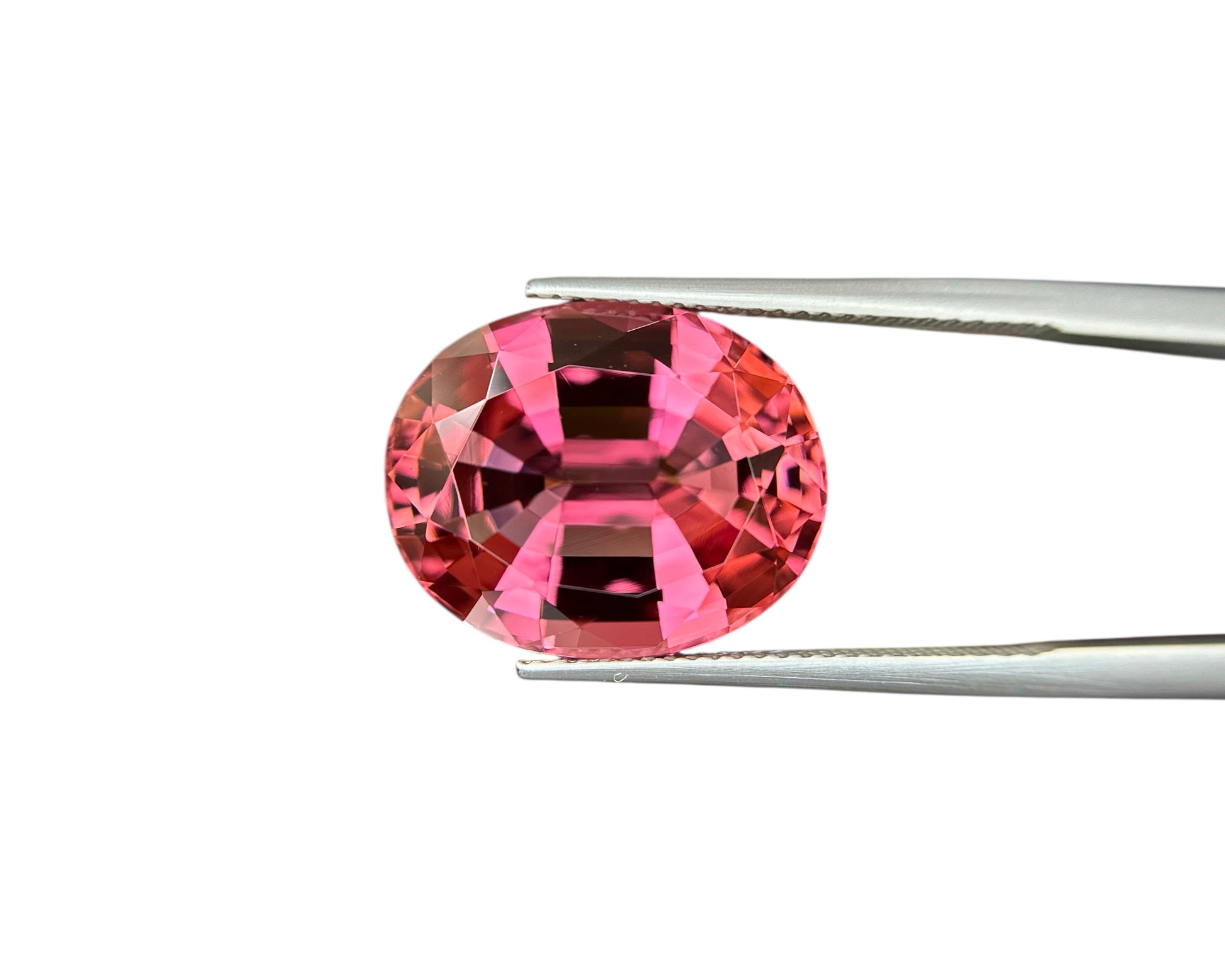 15.01 CT NATURAL RUBELITE PERFECT OVAL CUT