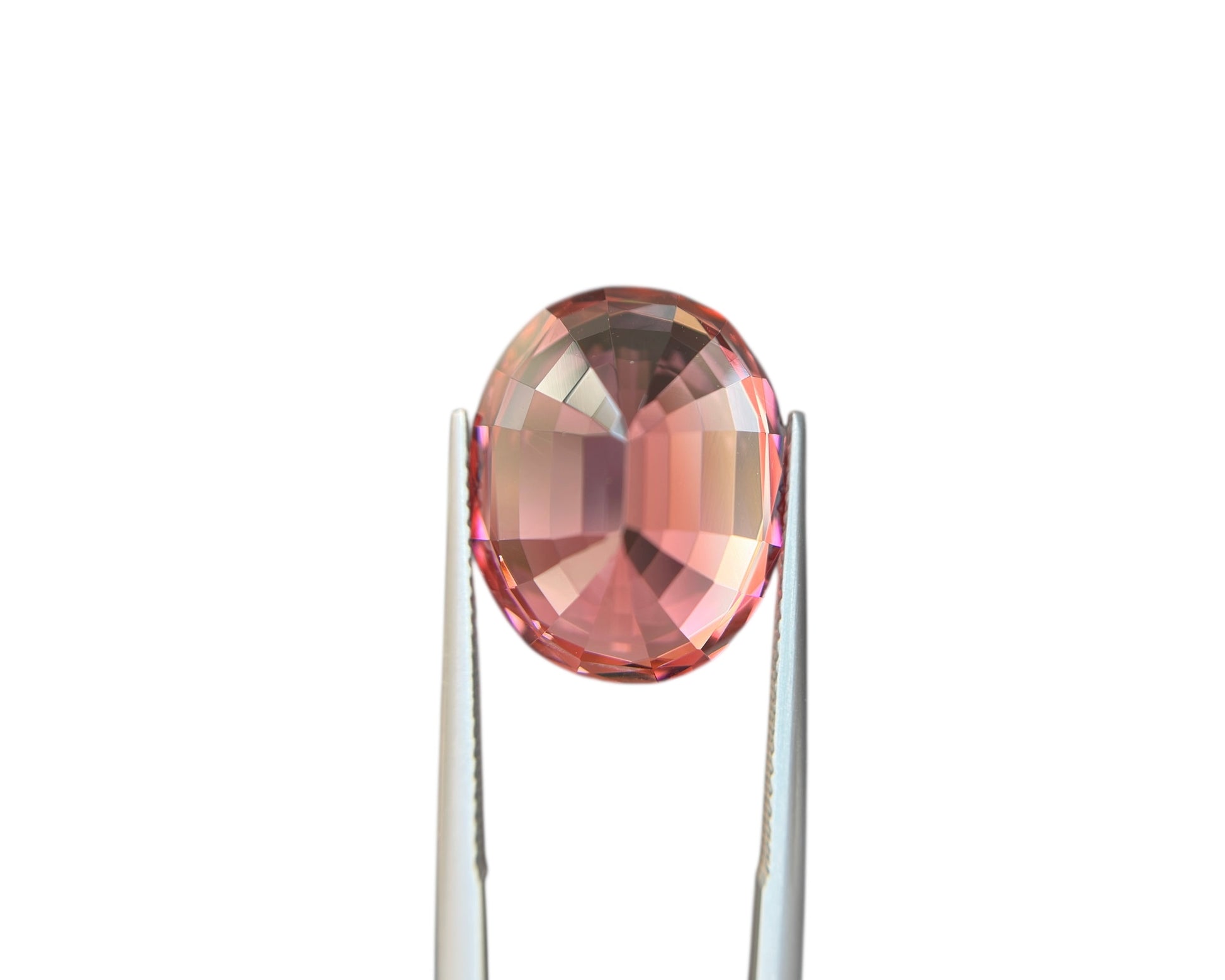 15.01 CT NATURAL RUBELITE PERFECT OVAL CUT