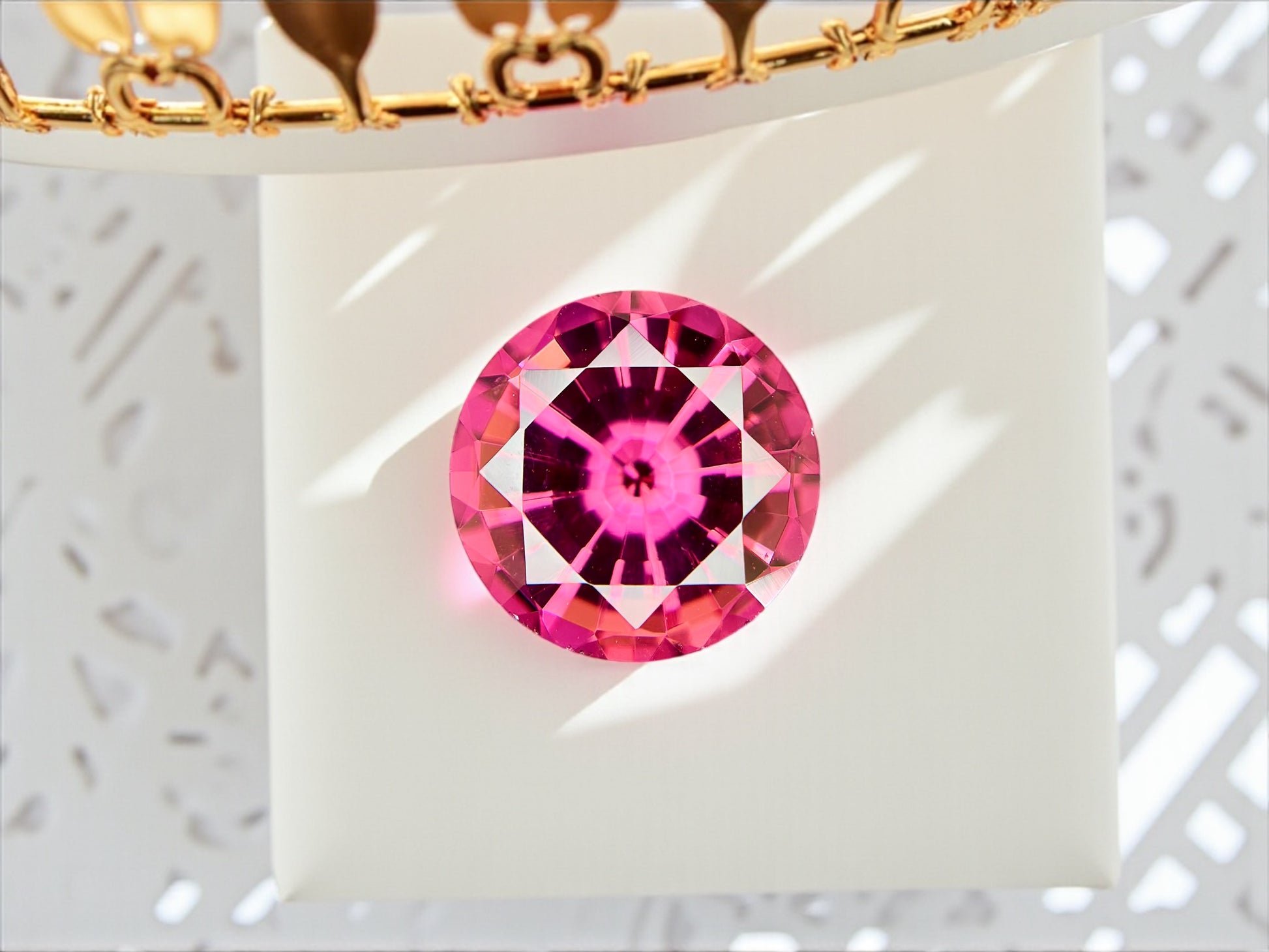 7.36 CT NATURAL RUBELITE PERFECT ROUND CUT