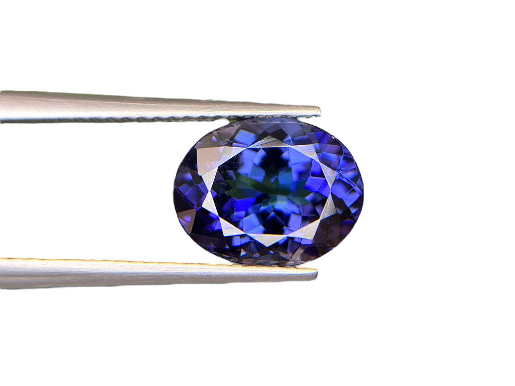 3.78 CT NATURAL NO HEAT TANZANITE WITH INTENSE BLUE COLOR