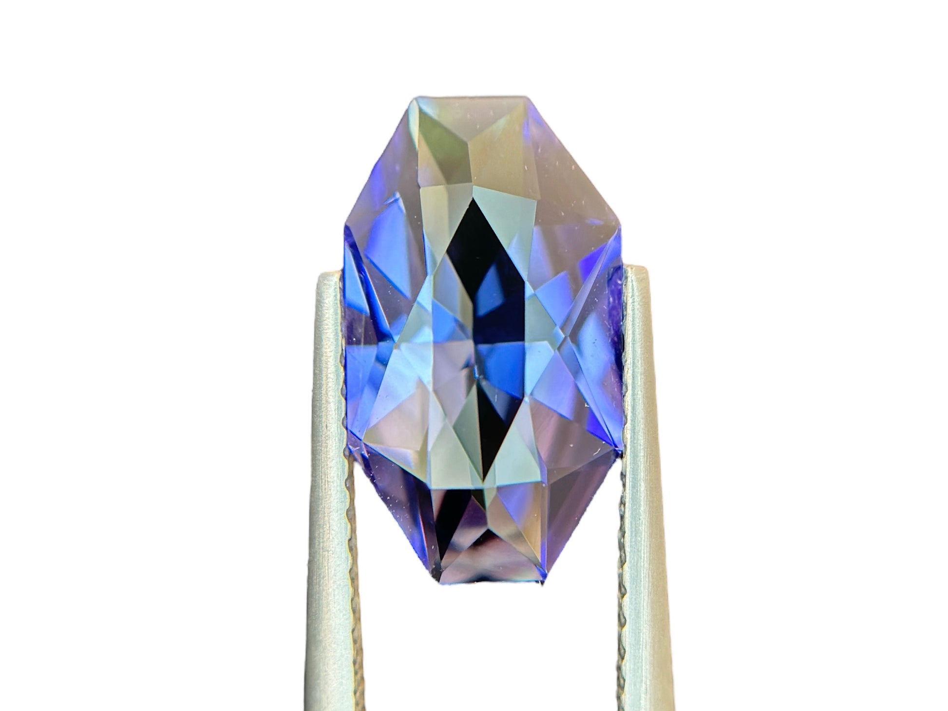 3.68 CT NATURAL NO HEAT TANZANITE WITH INTENSE BLUE COLOR