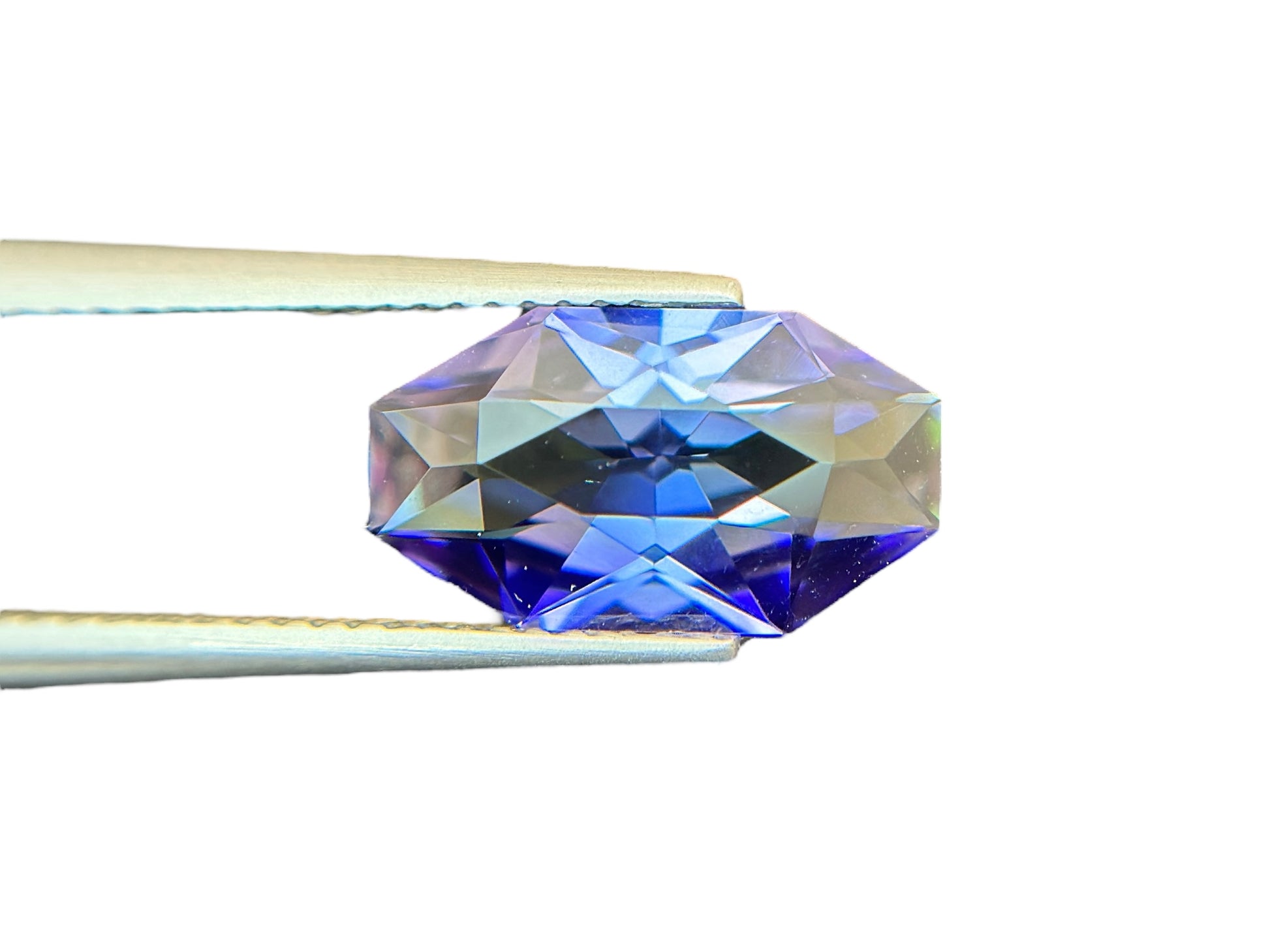 3.68 CT NATURAL NO HEAT TANZANITE WITH INTENSE BLUE COLOR