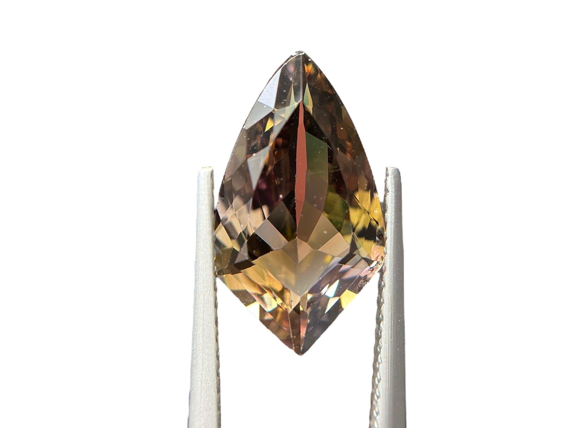 3.98 CT NATURAL NO HEAT TANZANITE WITH INTENSE BI YELLOW COLOR