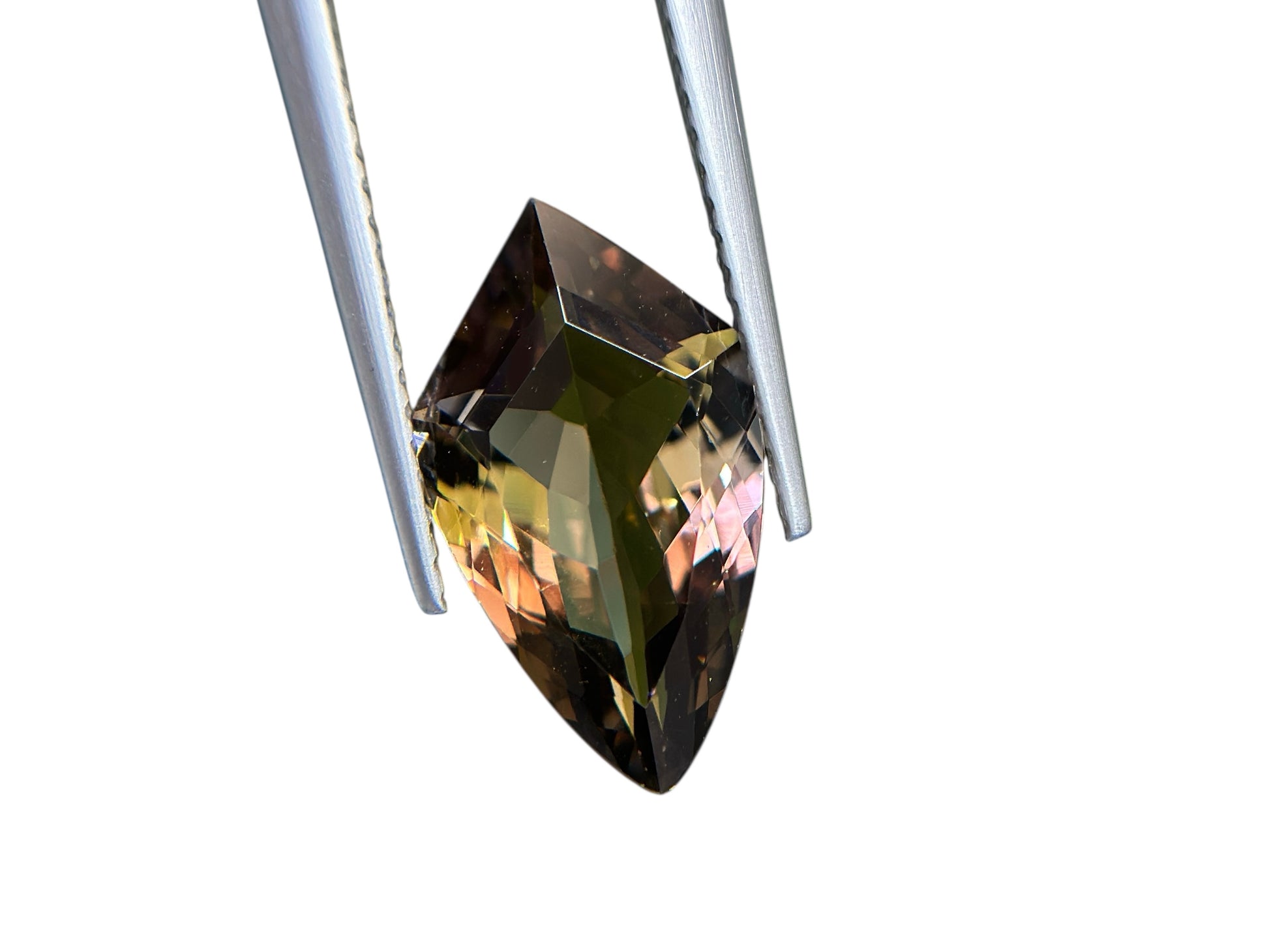 3.98 CT NATURAL NO HEAT TANZANITE WITH INTENSE BI YELLOW COLOR