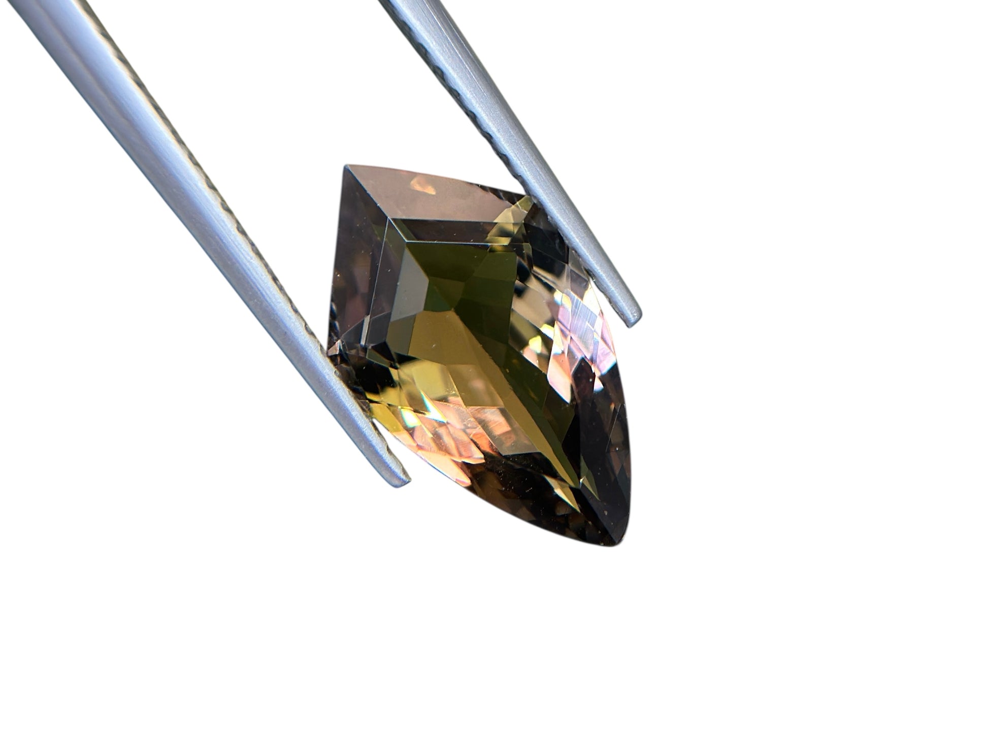 3.98 CT NATURAL NO HEAT TANZANITE WITH INTENSE BI YELLOW COLOR