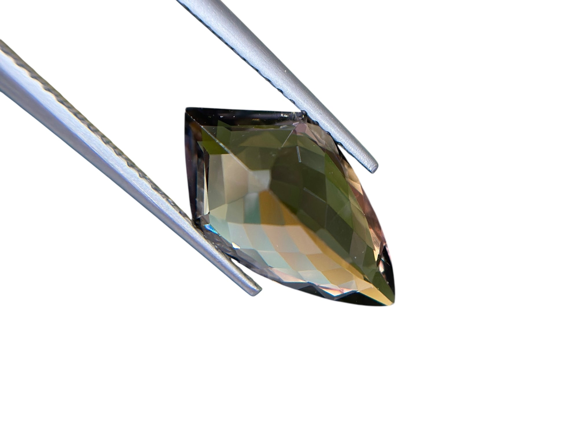 3.98 CT NATURAL NO HEAT TANZANITE WITH INTENSE BI YELLOW COLOR