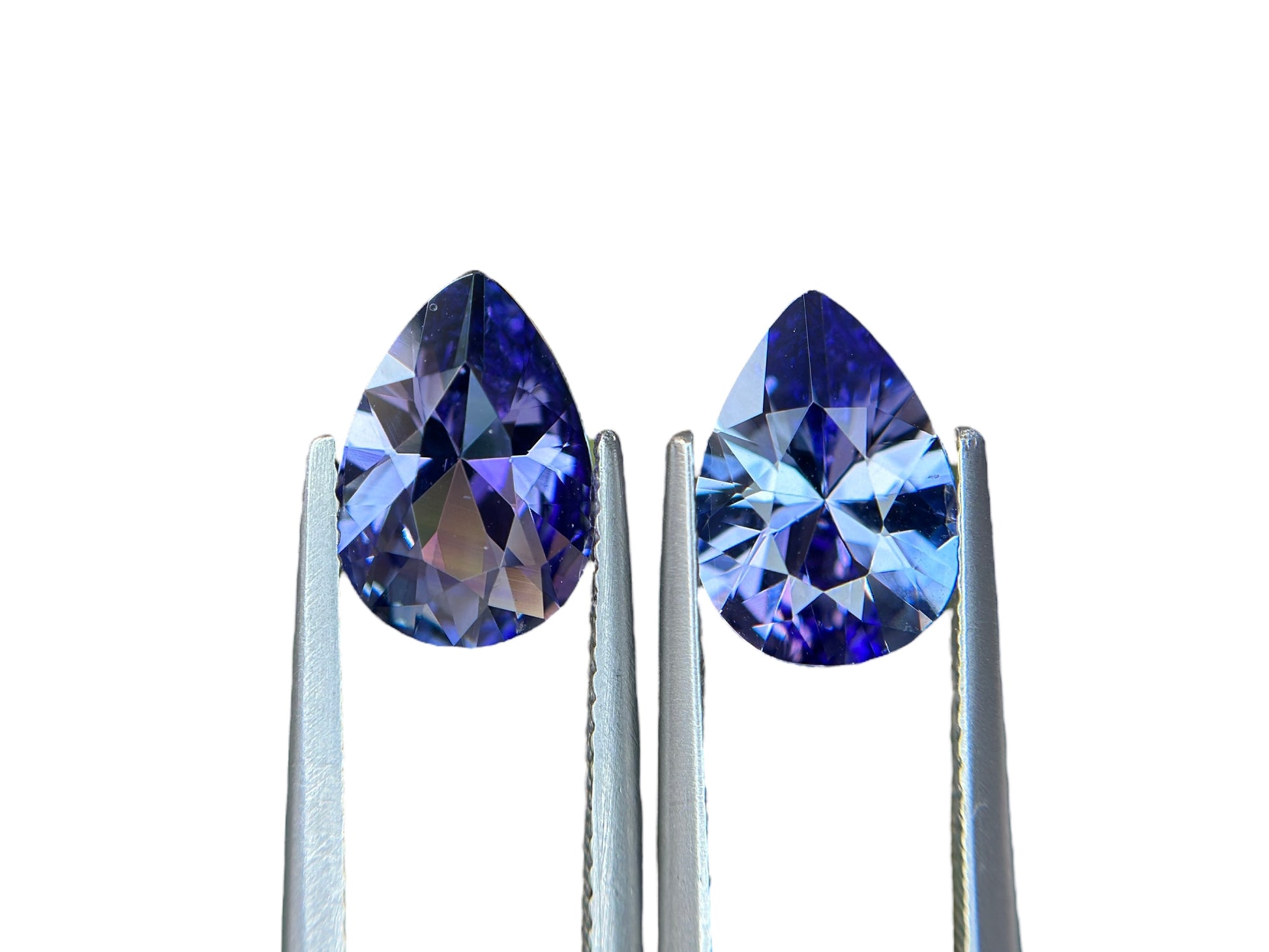 5.13 CT NATURAL TANZANITE PAIR WITH INTENSE BLUE COLOR