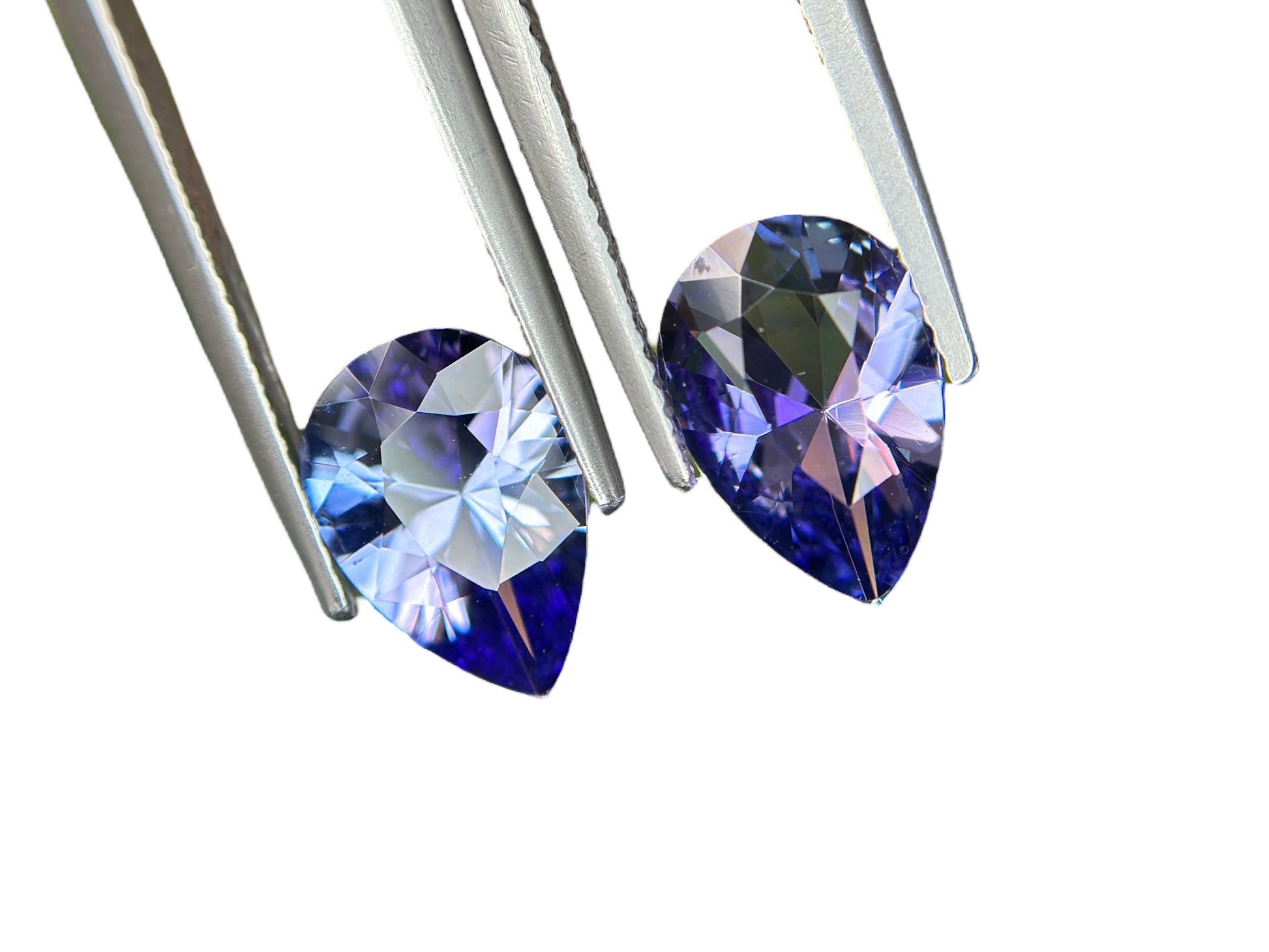 5.13 CT NATURAL TANZANITE PAIR WITH INTENSE BLUE COLOR