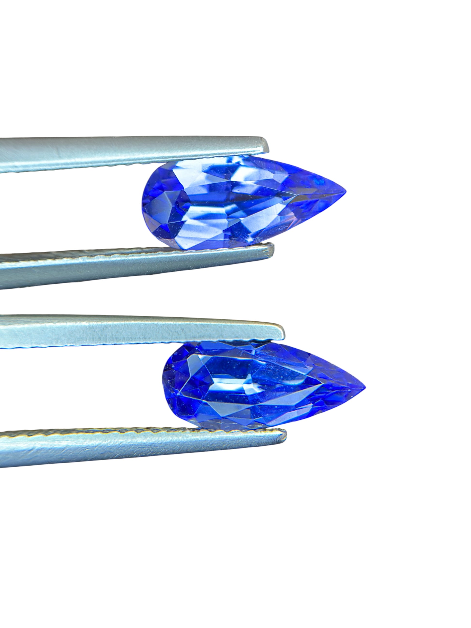 2.33 CT NATURAL TANZANITE PAIR WITH INTENSE BLUE COLOR