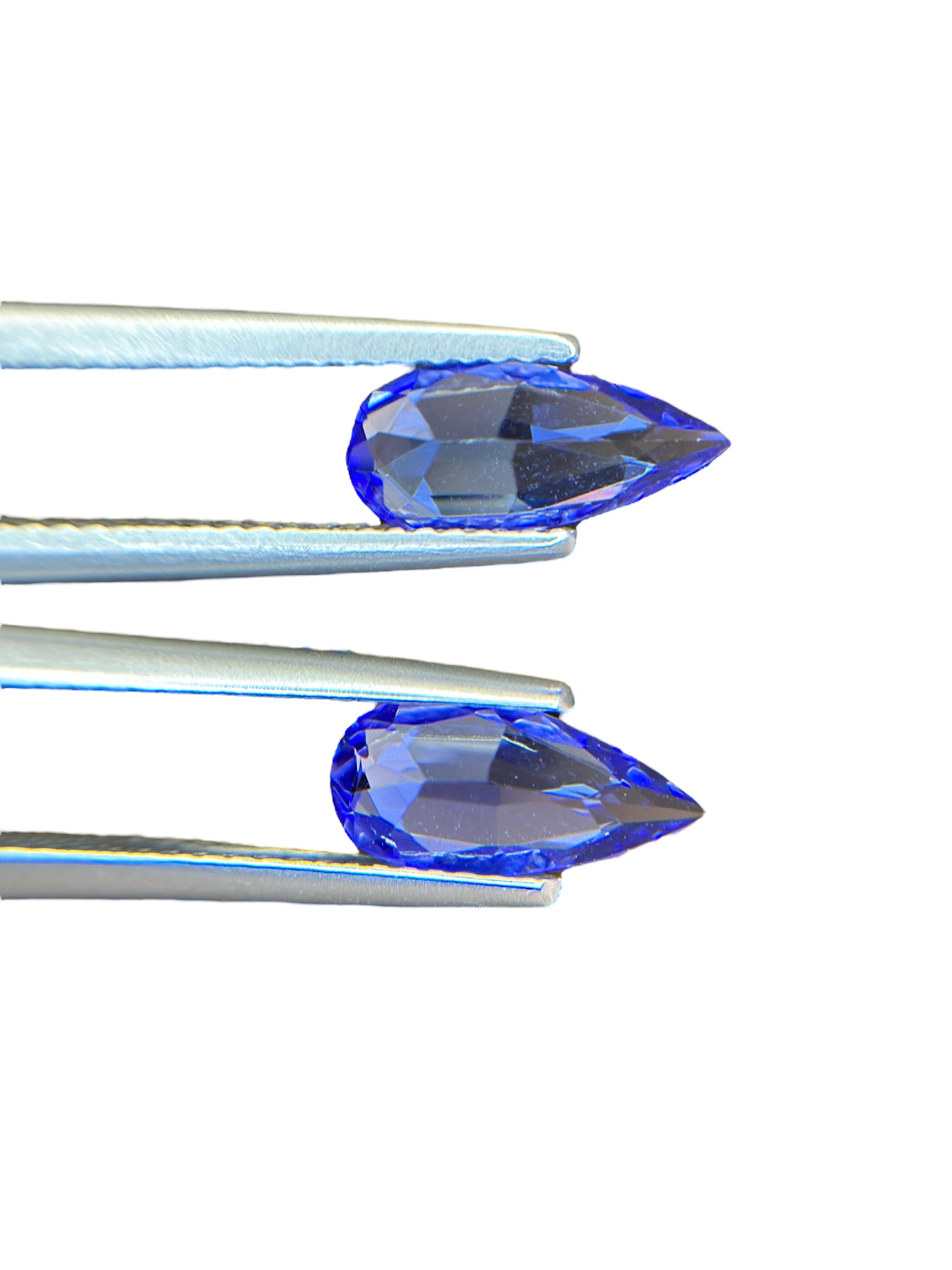 2.33 CT NATURAL TANZANITE PAIR WITH INTENSE BLUE COLOR