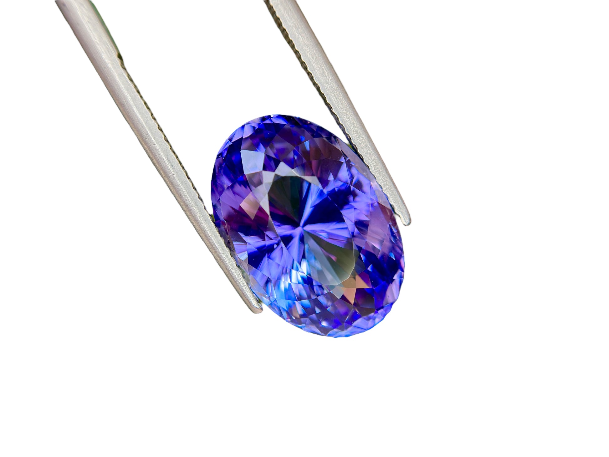 12.15 CT NATURAL NO HEAT TANZANITE WITH INTENSE BLUE COLOR