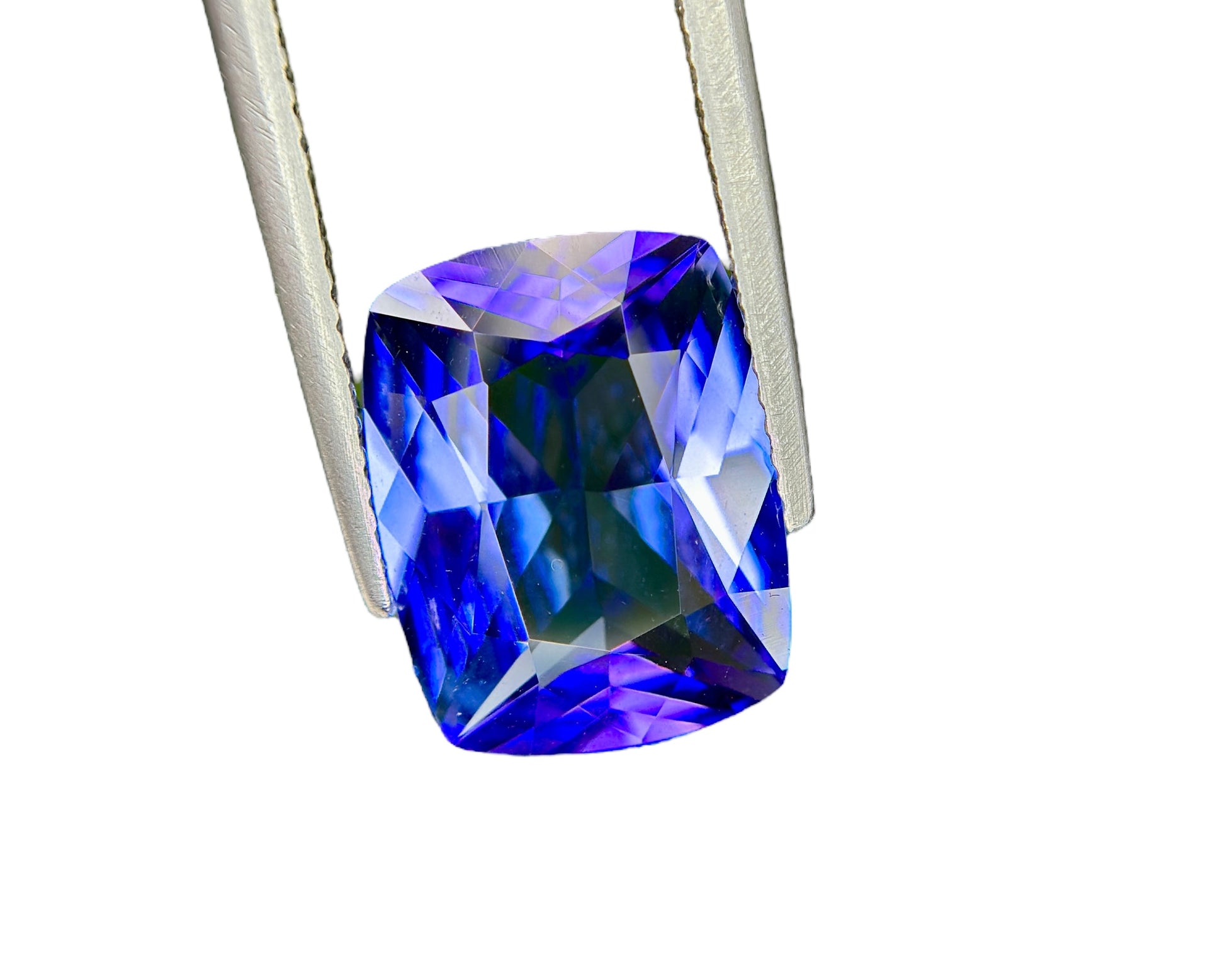 6.34 CT NATURAL NO HEAT TANZANITE WITH INTENSE BLUE COLOR
