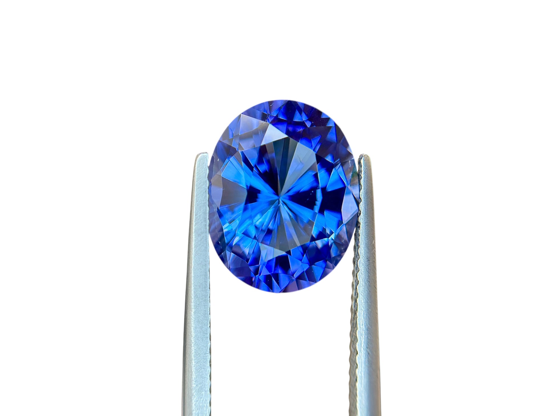 5.77 CT NATURAL NO HEAT TANZANITE WITH INTENSE BLUE COLOR