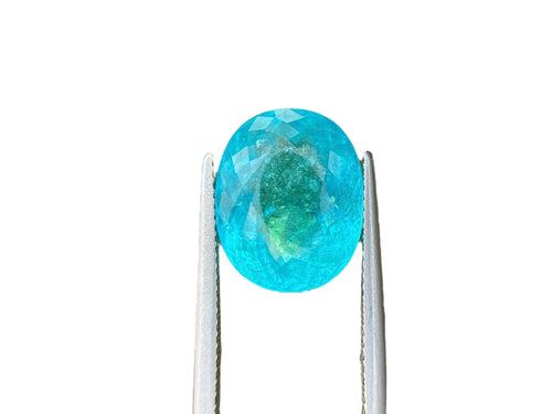 10.08 CT NEON BLUE NATURAL PARAIBA TOP QUALITY