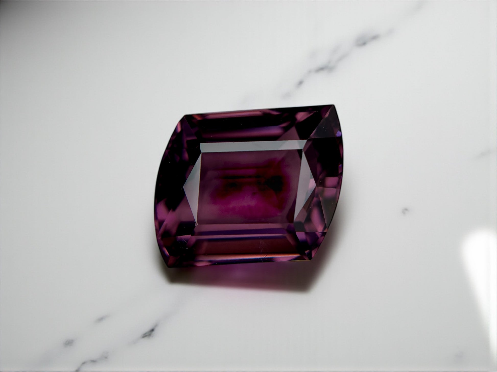 5.93 CT NATURAL DEEP PURPLISH PINK SPINEL - BURMA LUXURY GEMSTONE