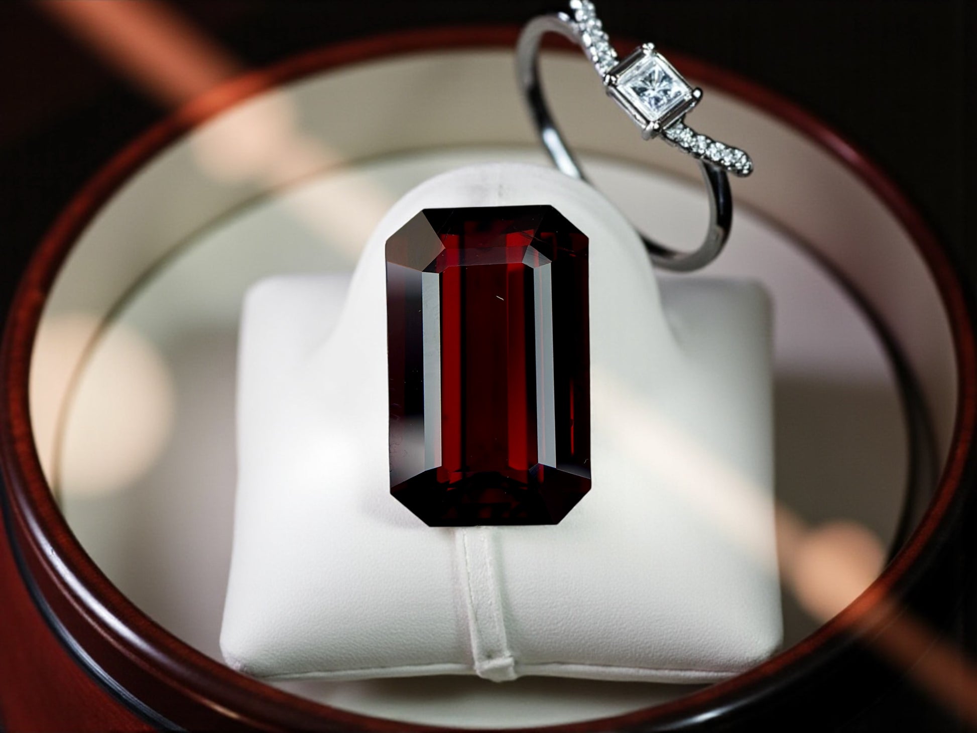 6.75 CT NATURAL TOP RED SPINEL - BURMA LUXURY GEMSTONE