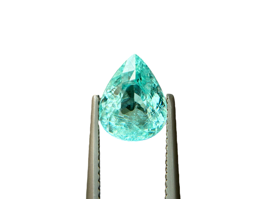 3.06 CT GREENISH BLUE NATURAL PARAIBA FINE QUALITY