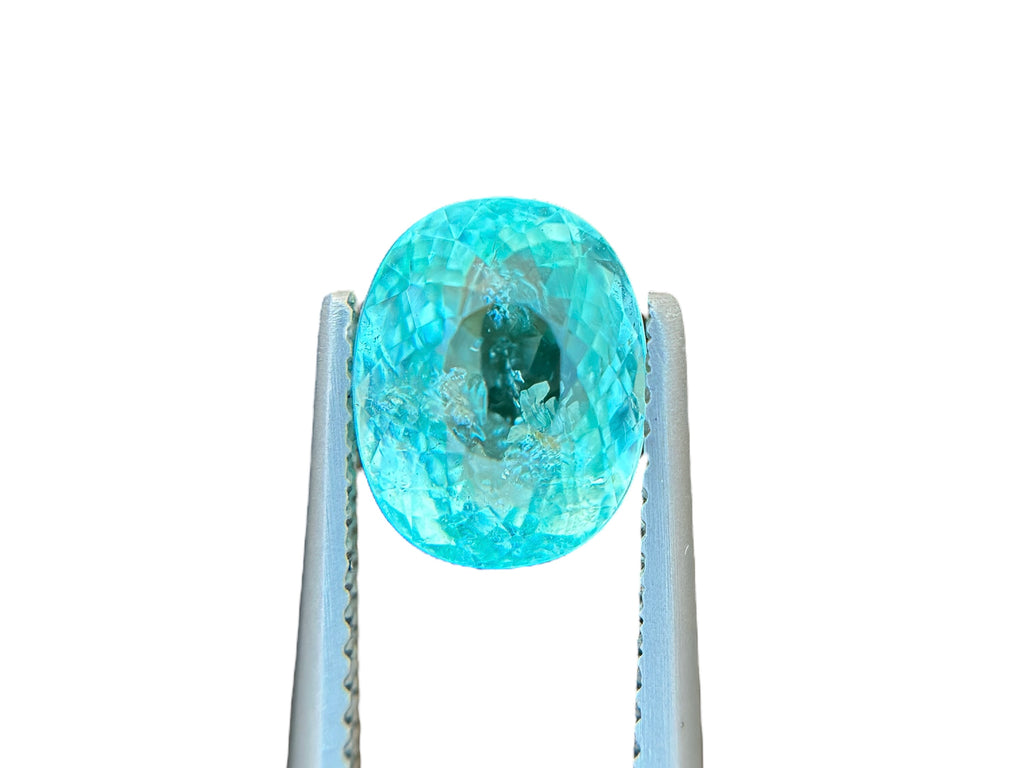 3.21 CT NEON BLUE NATURAL PARAIBA TOP QUALITY