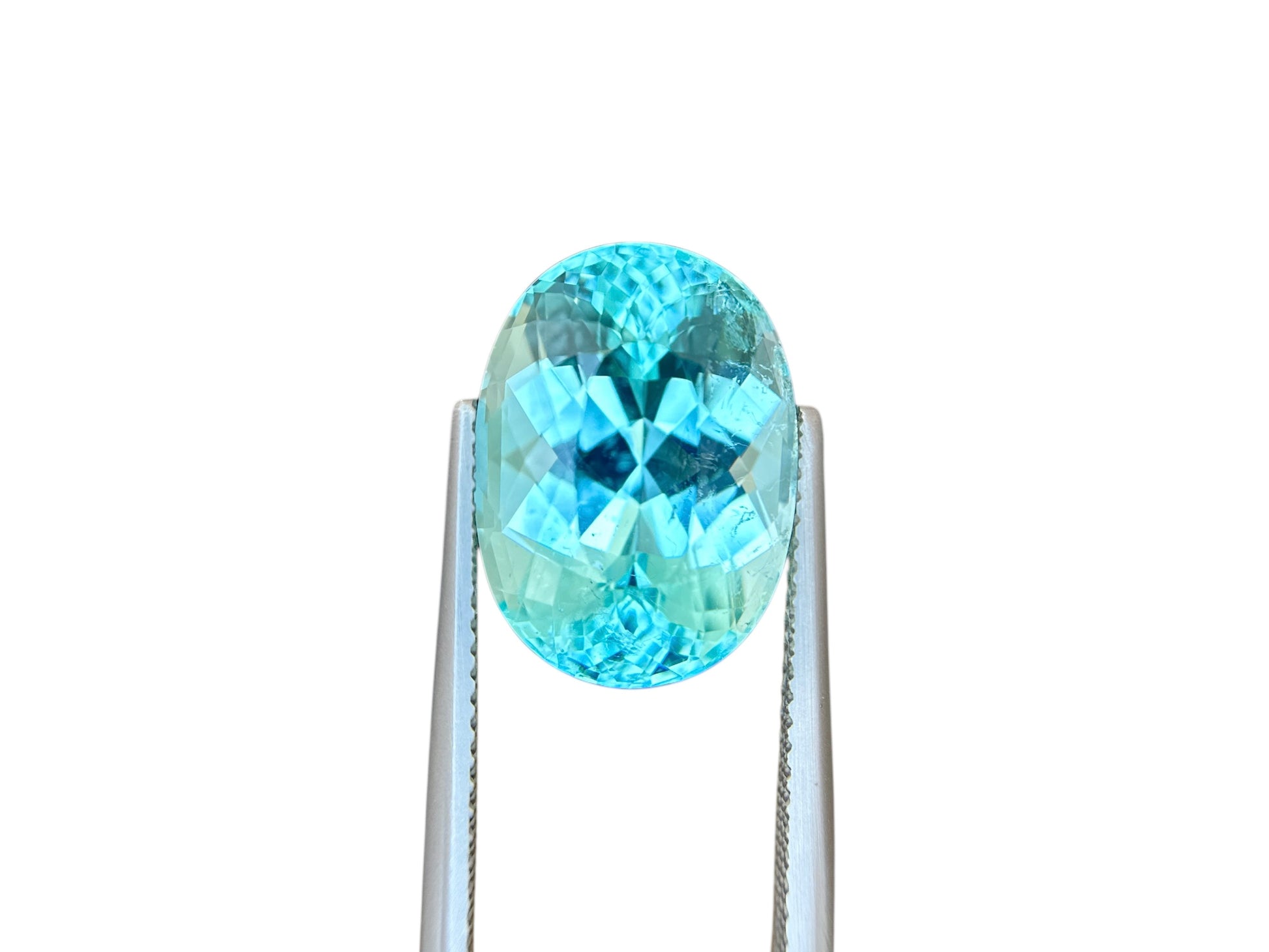 12.42 CT NEON LIGHT BLUE NATURAL PARAIBA FINE QUALITY