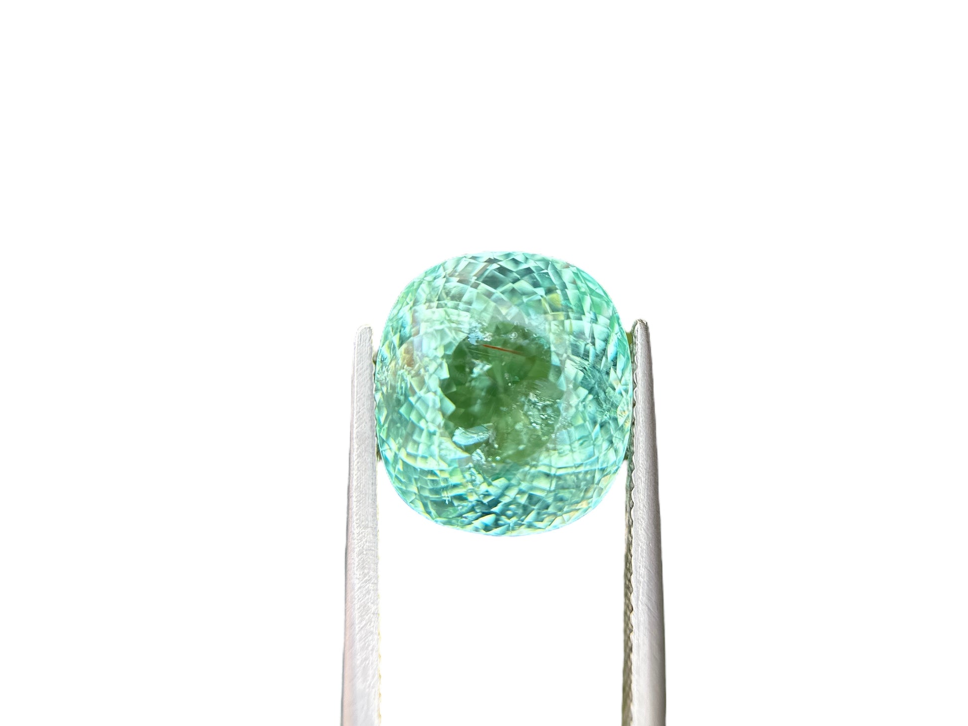 11.89 CT BLUISH GREEN NATURAL PARAIBA MOZAMBIQUE  FINE QUALITY