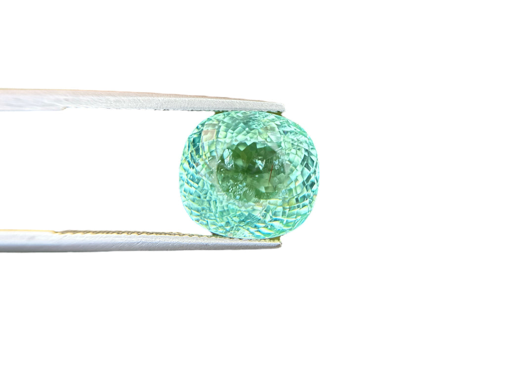 11.89 CT BLUISH GREEN NATURAL PARAIBA MOZAMBIQUE  FINE QUALITY