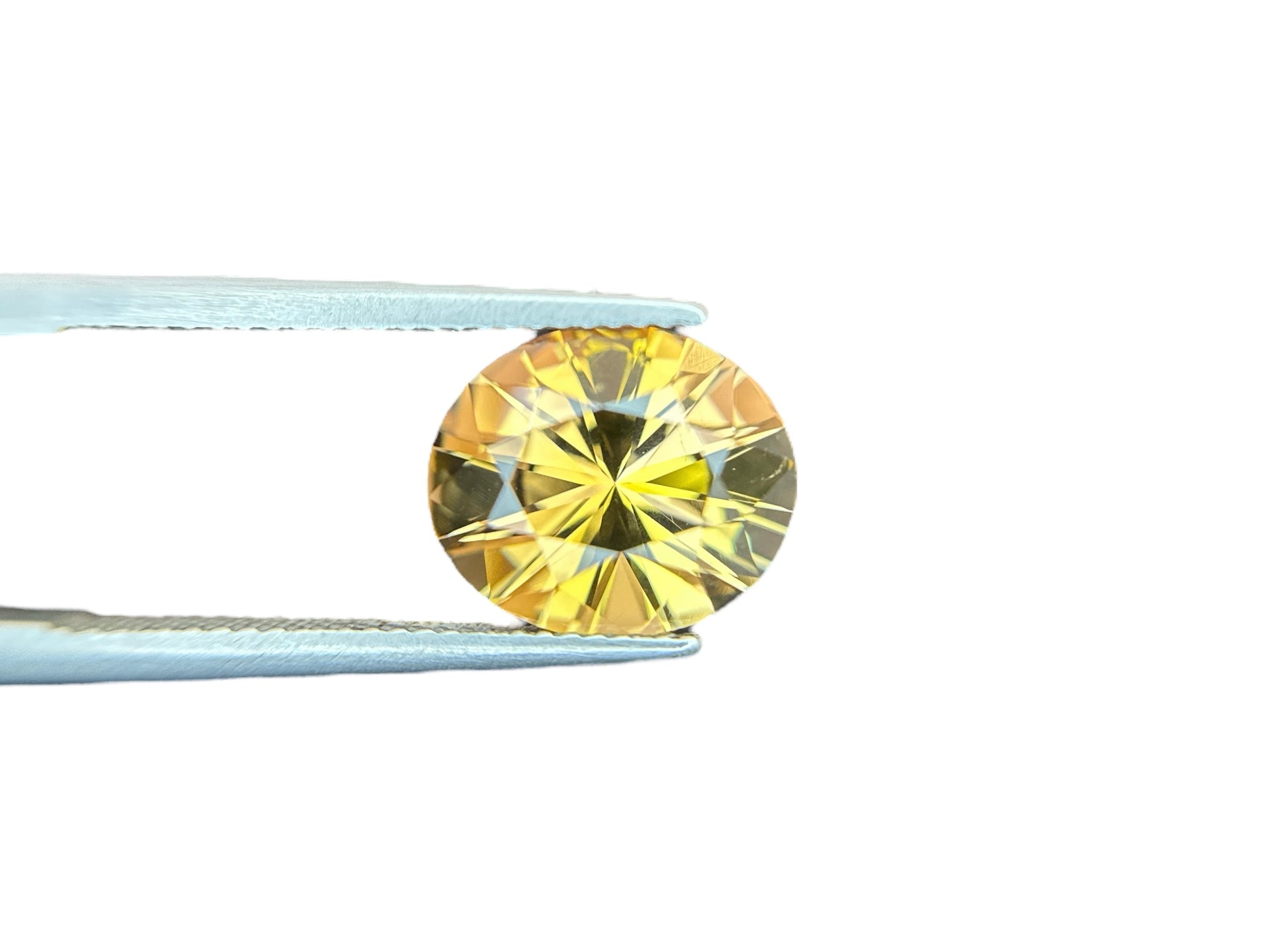 5.55 CT NATURAL TANZANITE WITH INTENSE YELLOW COLOR