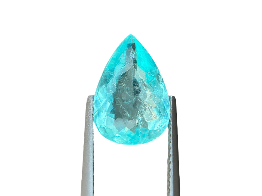 3.63 CT NEON BLUE NATURAL PARAIBA FINE QUALITY