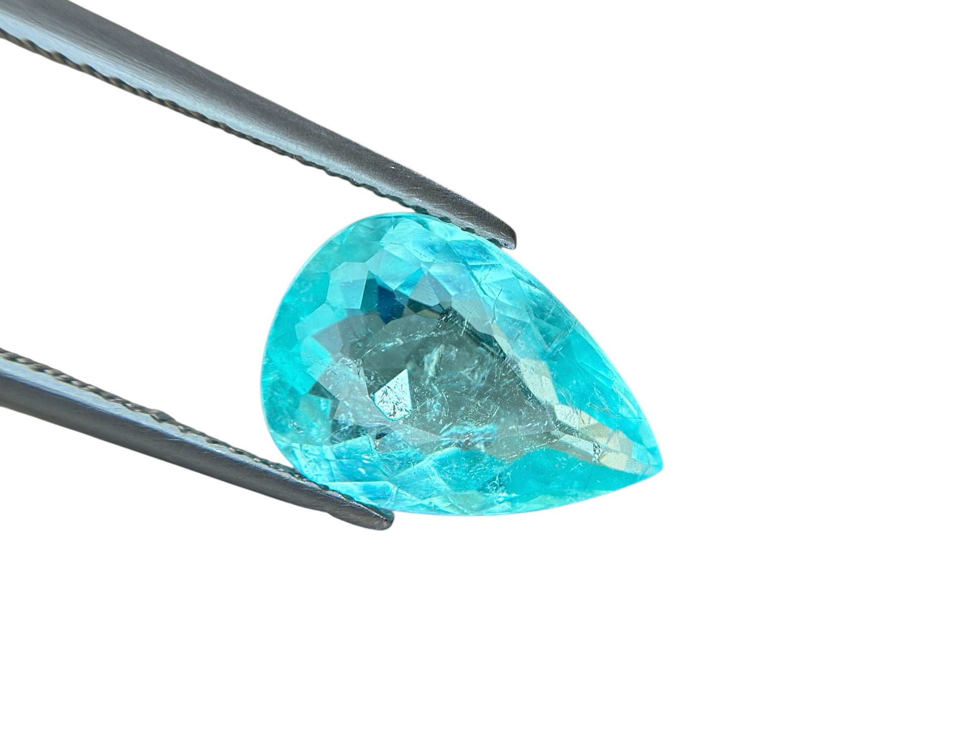3.63 CT NEON BLUE NATURAL PARAIBA FINE QUALITY